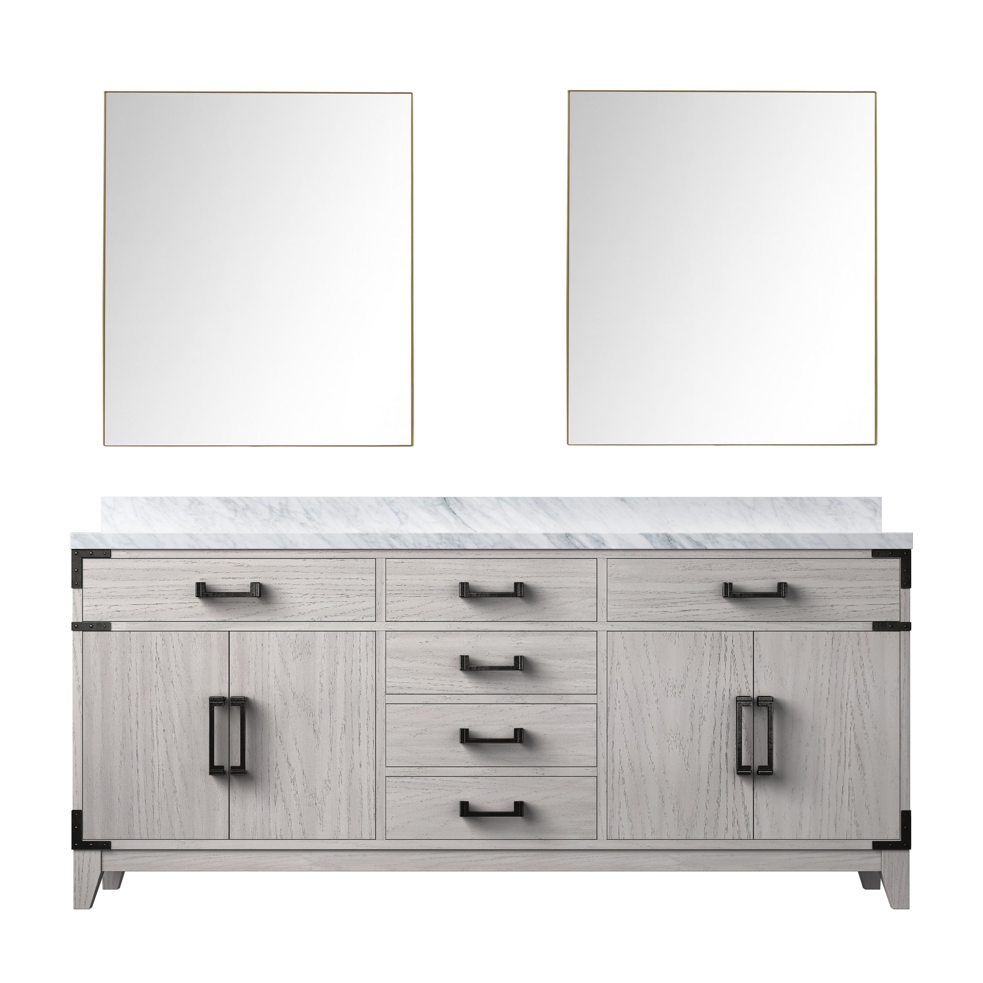 Lexora Laurel 72 in W x 22 in D Double Bath Vanity