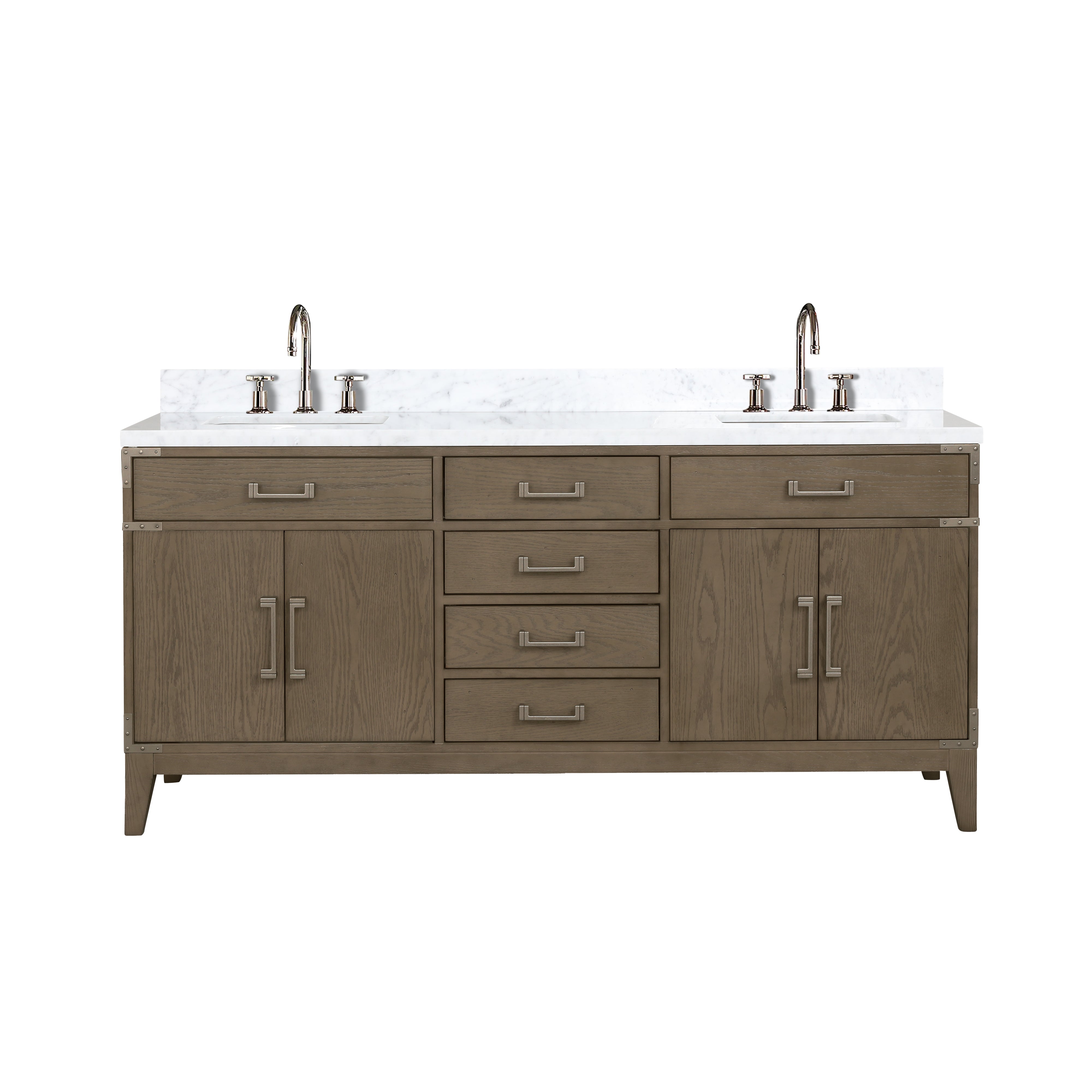 Lexora Laurel 72 in W x 22 in D Double Bath Vanity