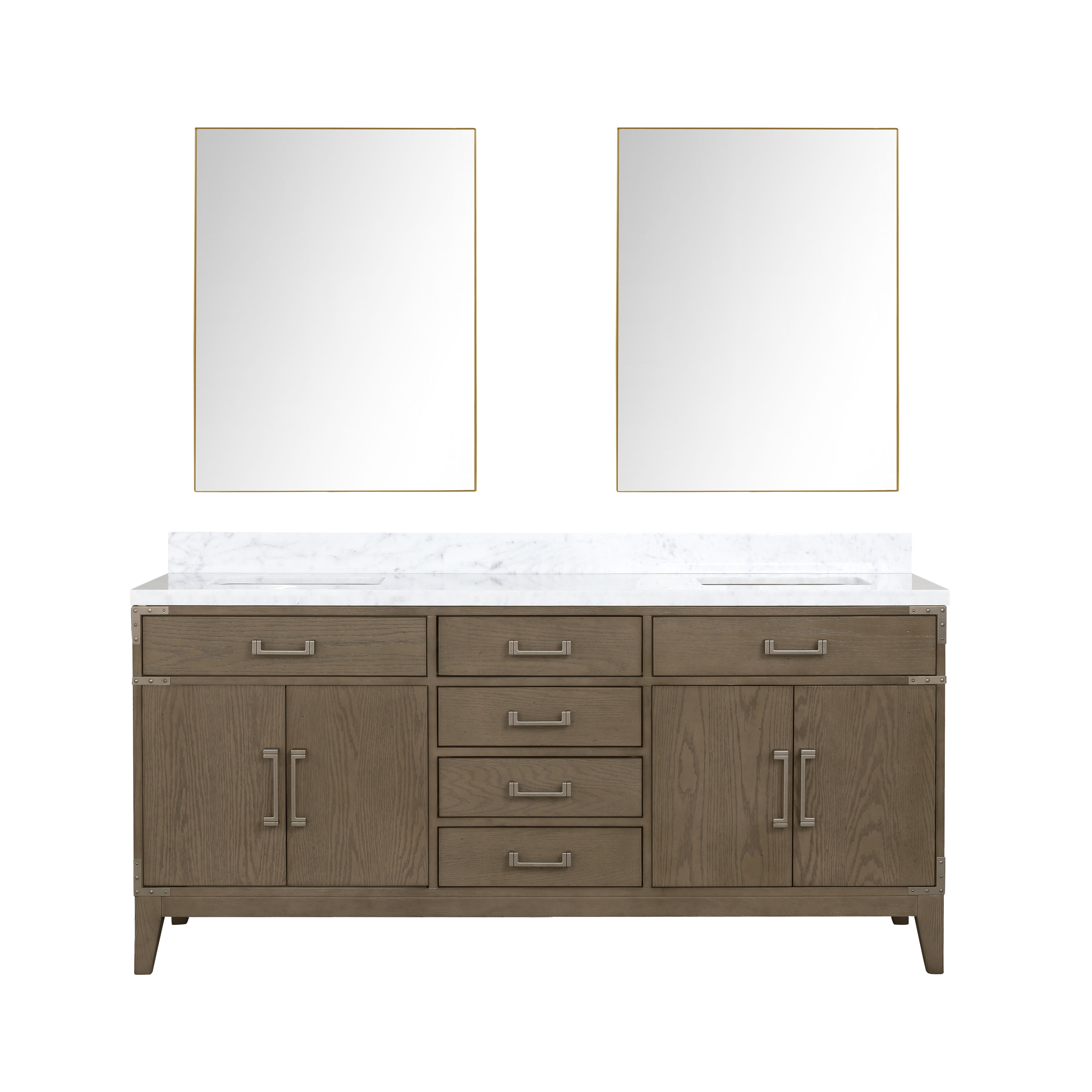 Lexora Laurel 72 in W x 22 in D Double Bath Vanity