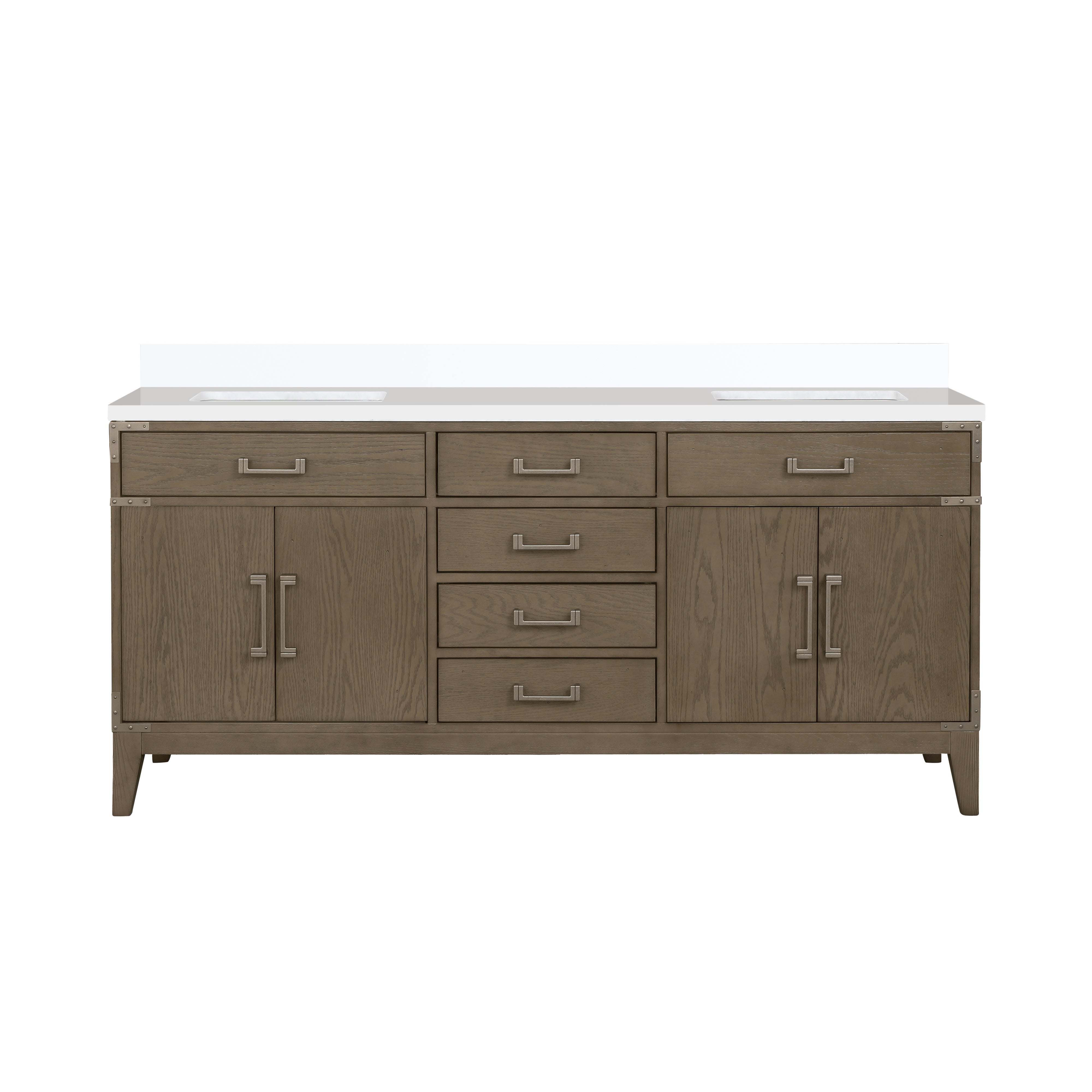 Lexora Laurel 72 in W x 22 in D Double Bath Vanity