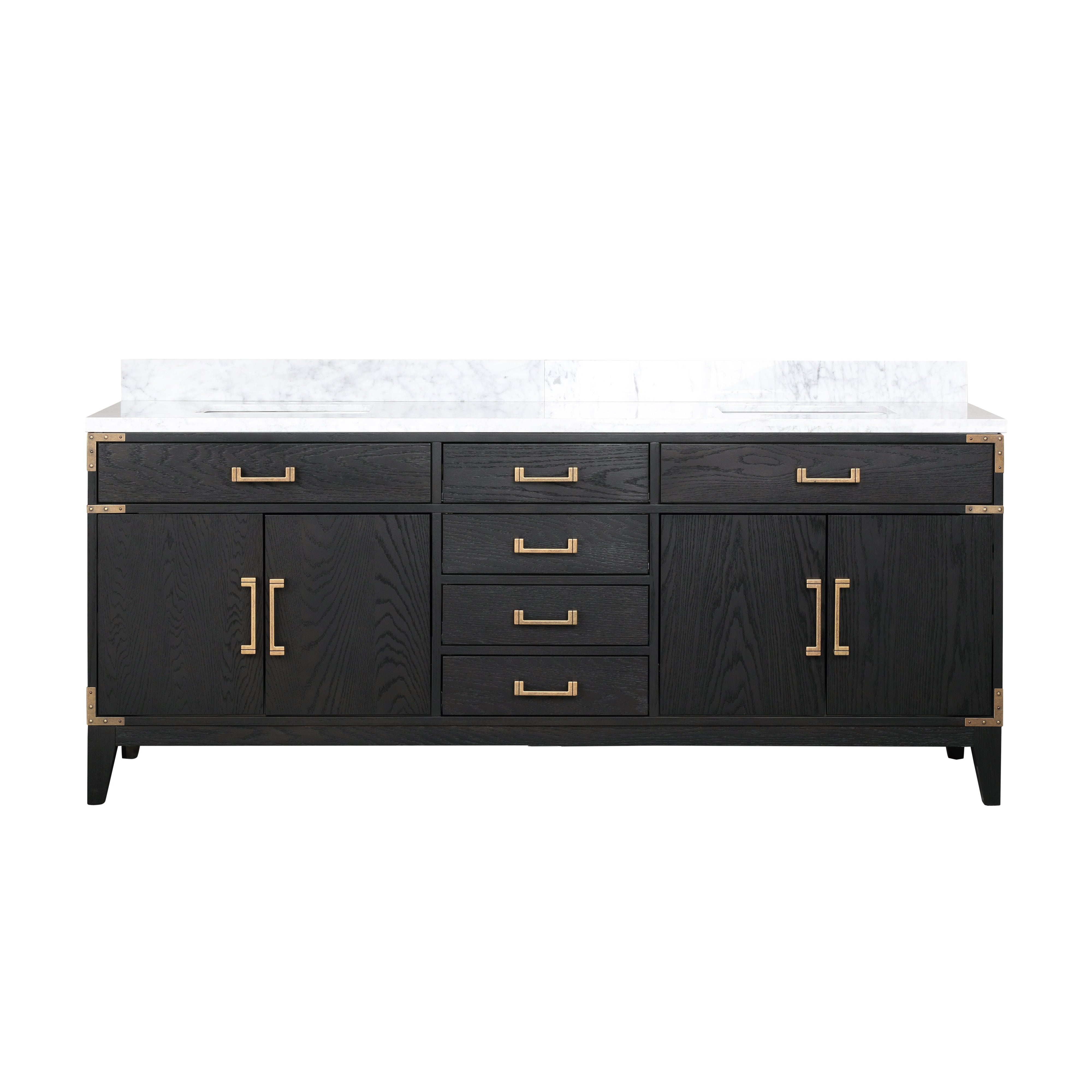 Lexora Laurel 80 in W x 22 in D Double Bath Vanity
