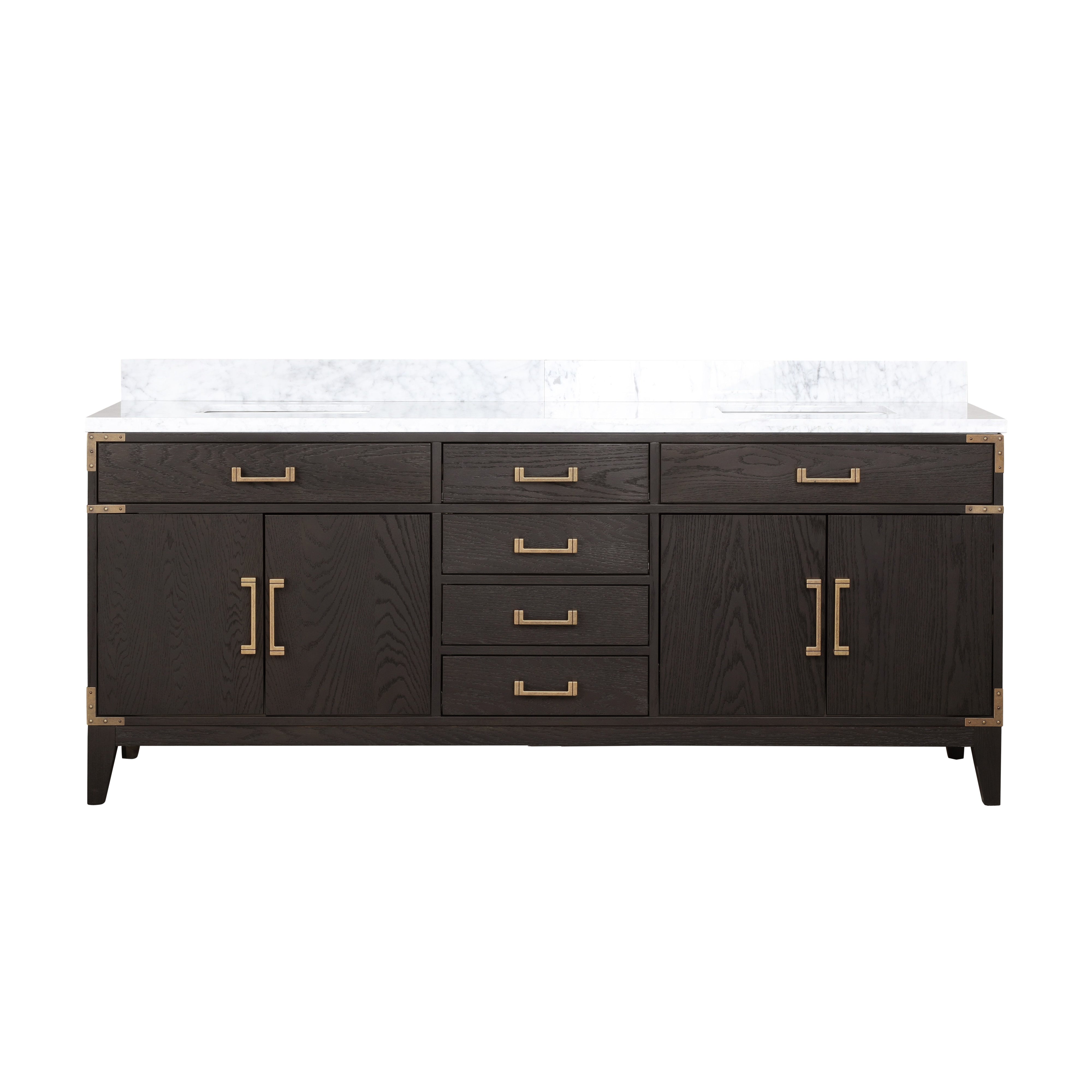 Lexora Laurel 80 in W x 22 in D Double Bath Vanity