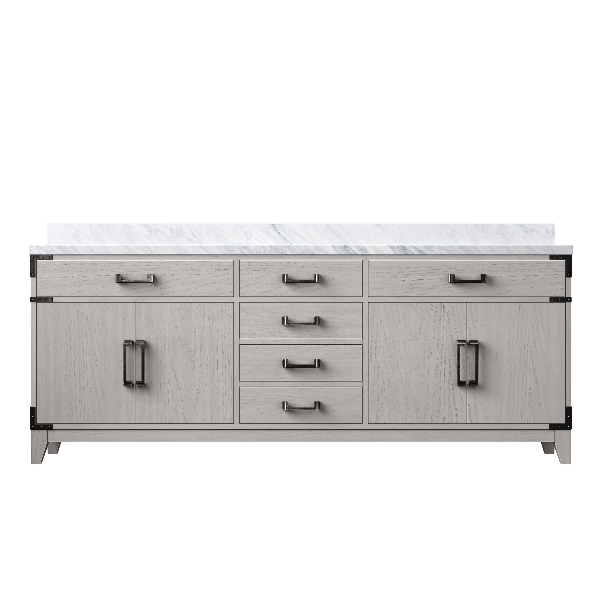 Lexora Laurel 80 in W x 22 in D Double Bath Vanity