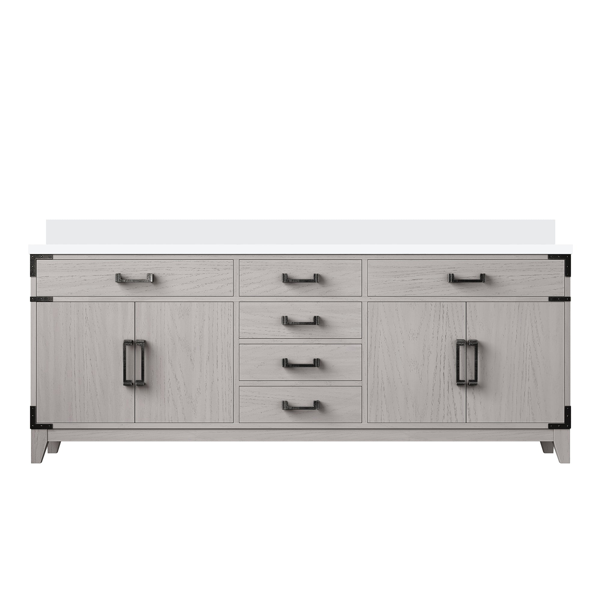 Lexora Laurel 80 in W x 22 in D Double Bath Vanity