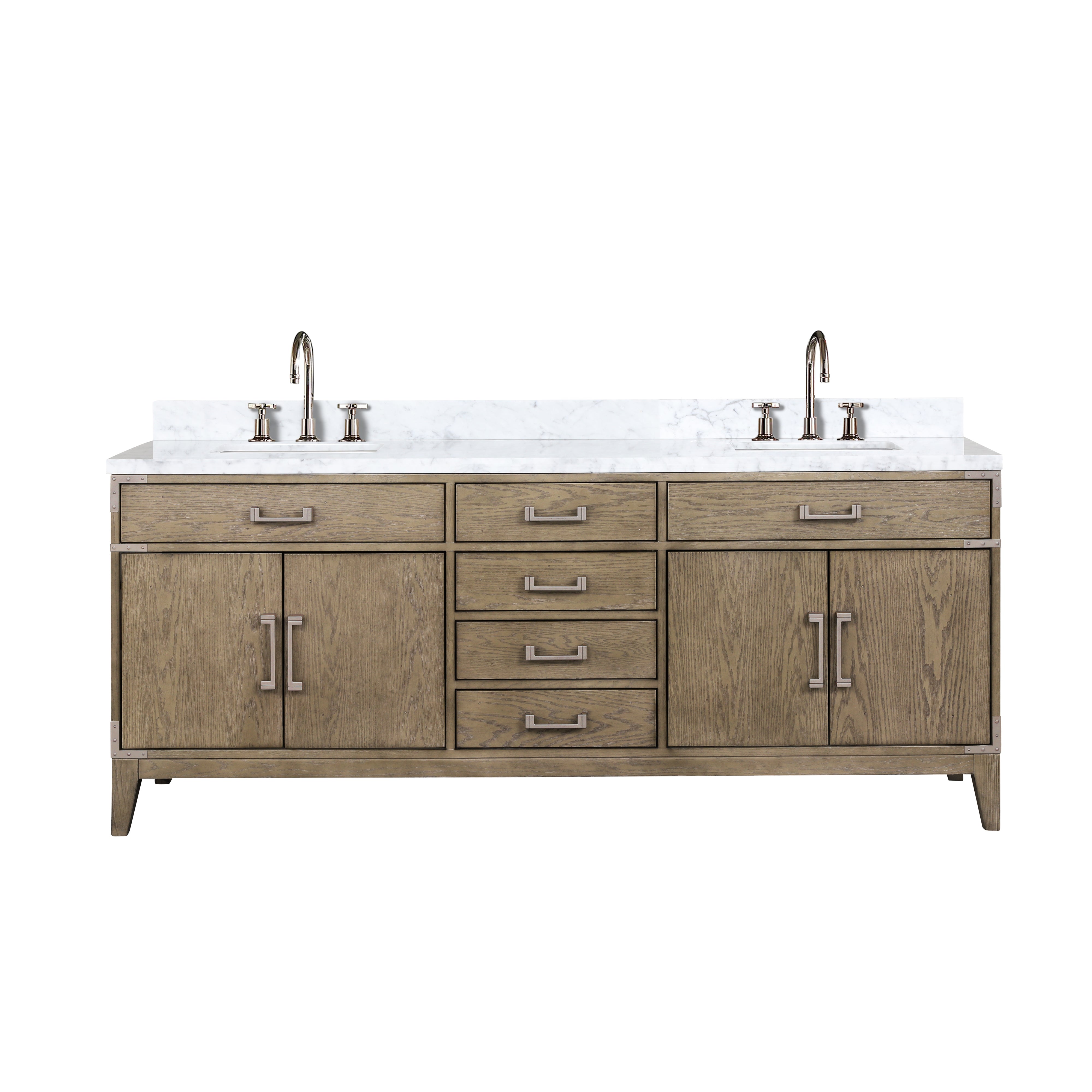 Lexora Laurel 80 in W x 22 in D Double Bath Vanity