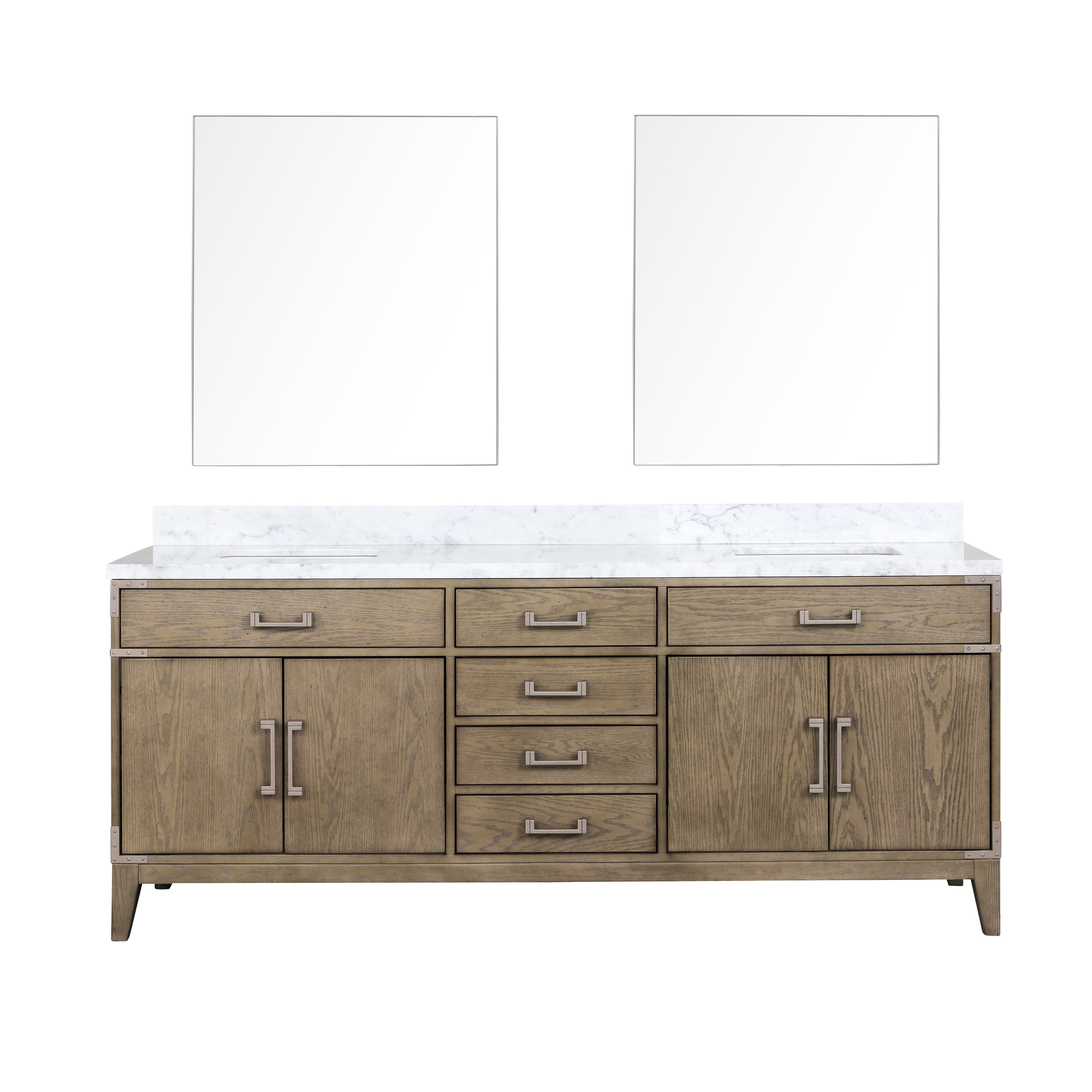 Lexora Laurel 80 in W x 22 in D Double Bath Vanity