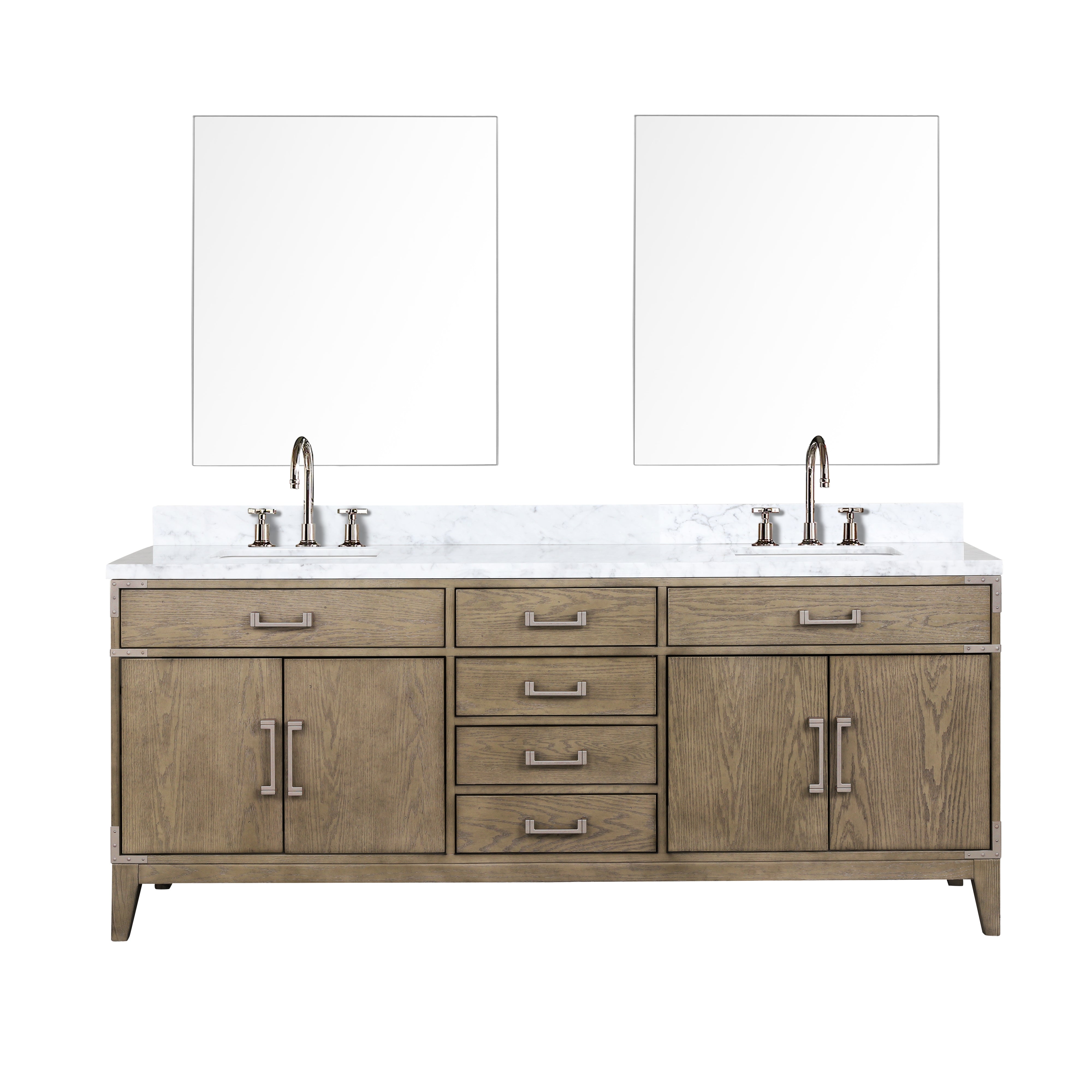 Lexora Laurel 80 in W x 22 in D Double Bath Vanity