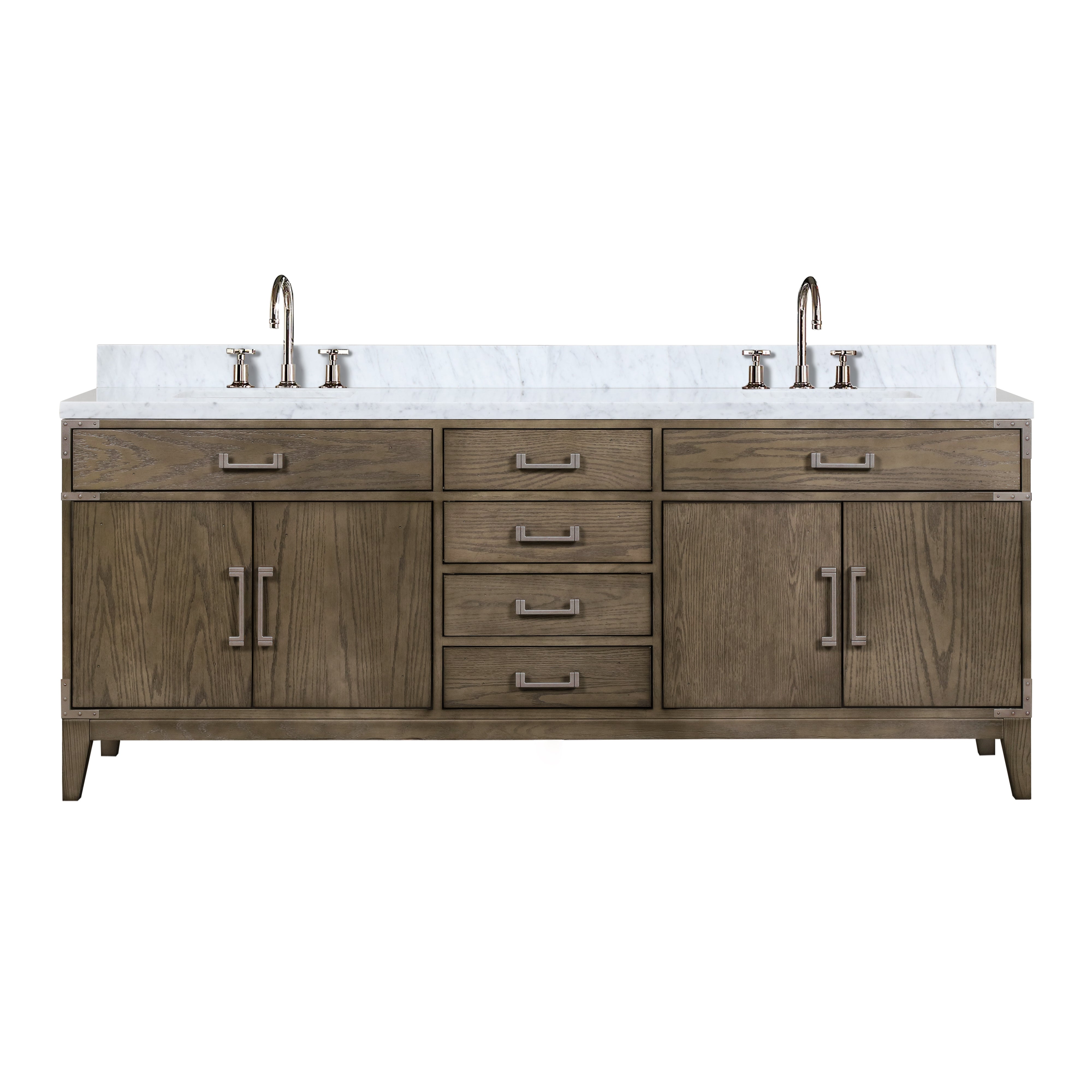 Lexora Laurel 84 in W x 22 in D Double Bath Vanity