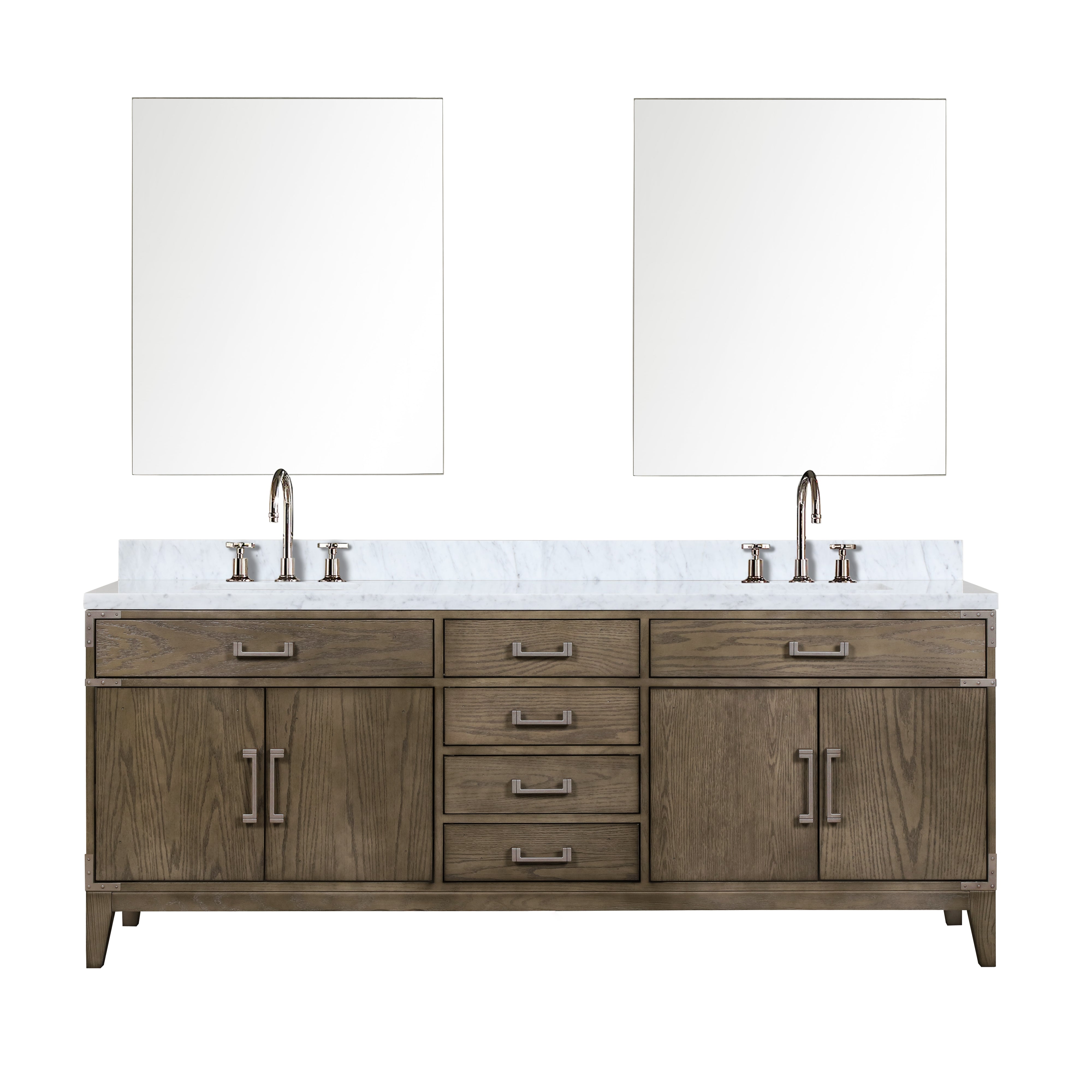 Lexora Laurel 84 in W x 22 in D Double Bath Vanity