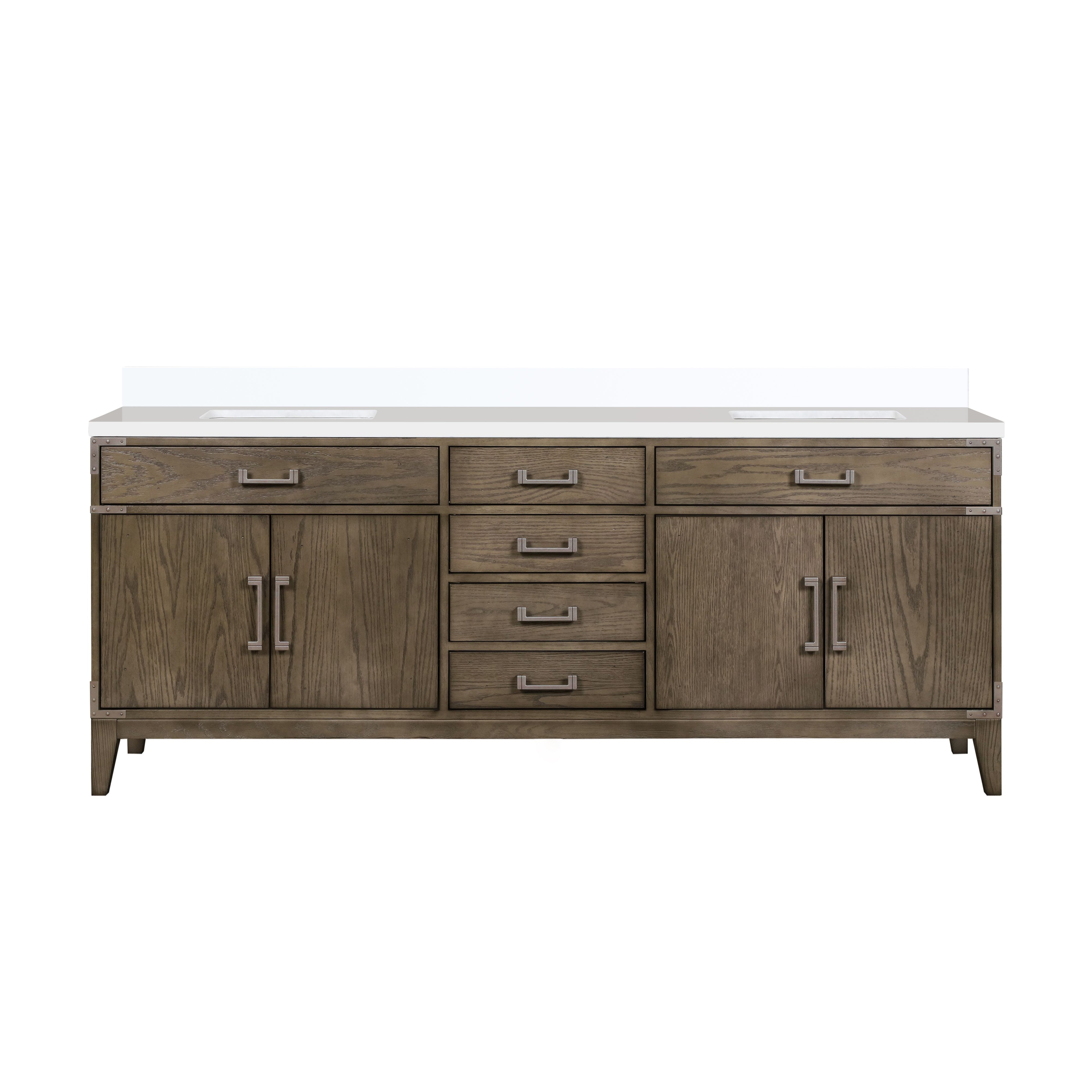 Lexora Laurel 84 in W x 22 in D Double Bath Vanity