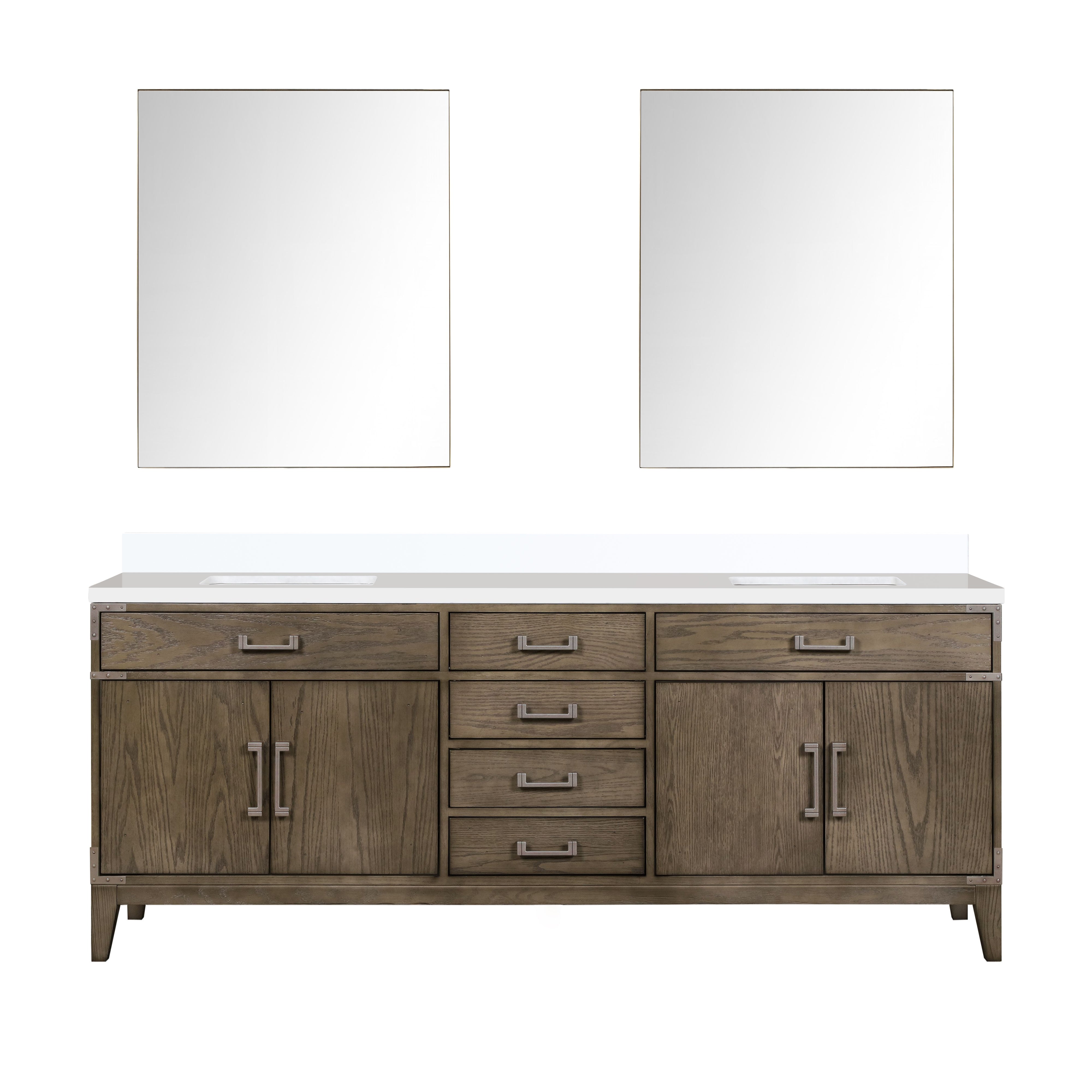 Lexora Laurel 84 in W x 22 in D Double Bath Vanity