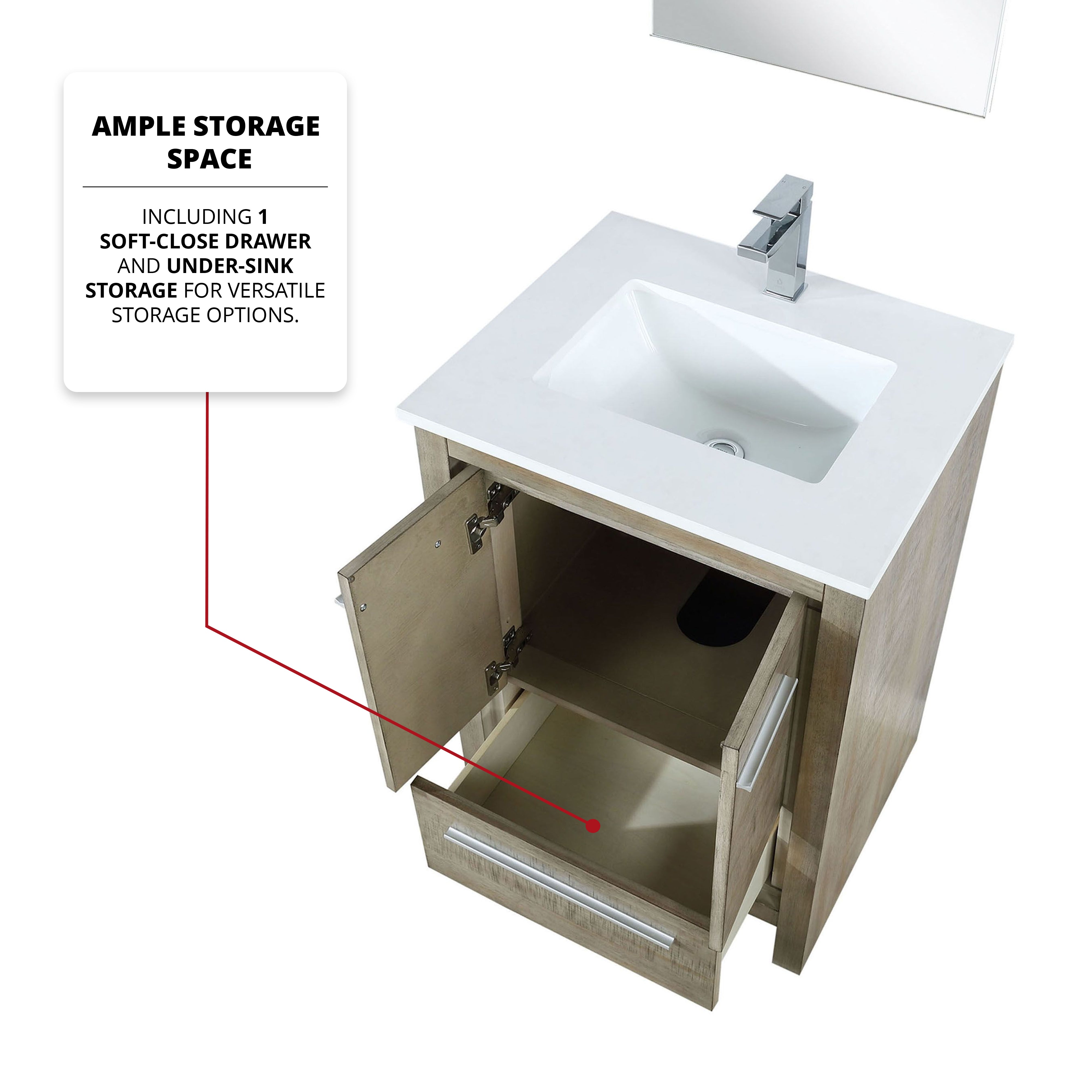 white vanity
