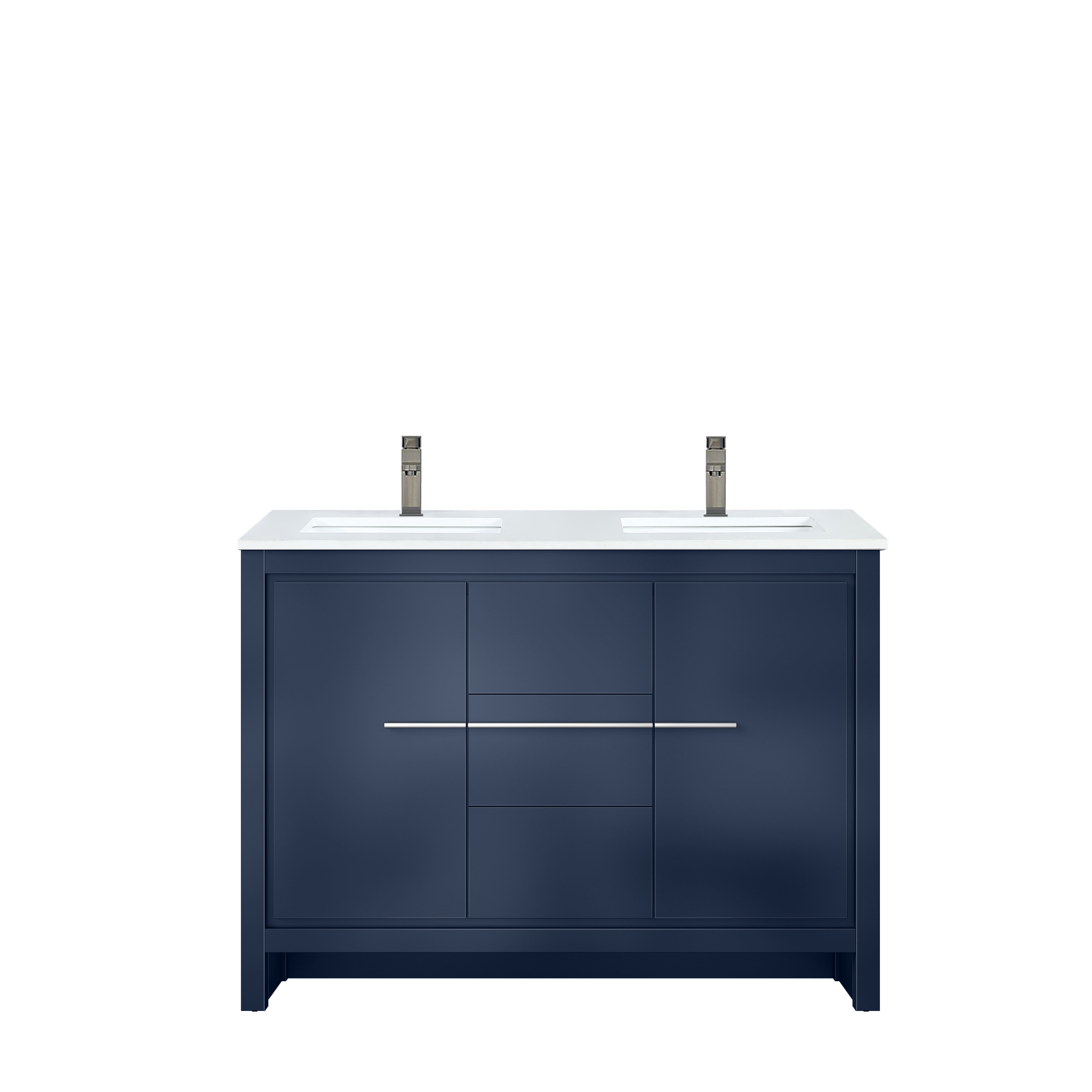 Lexora Lafarre 48 in W x 20 in D Double Bath Vanity