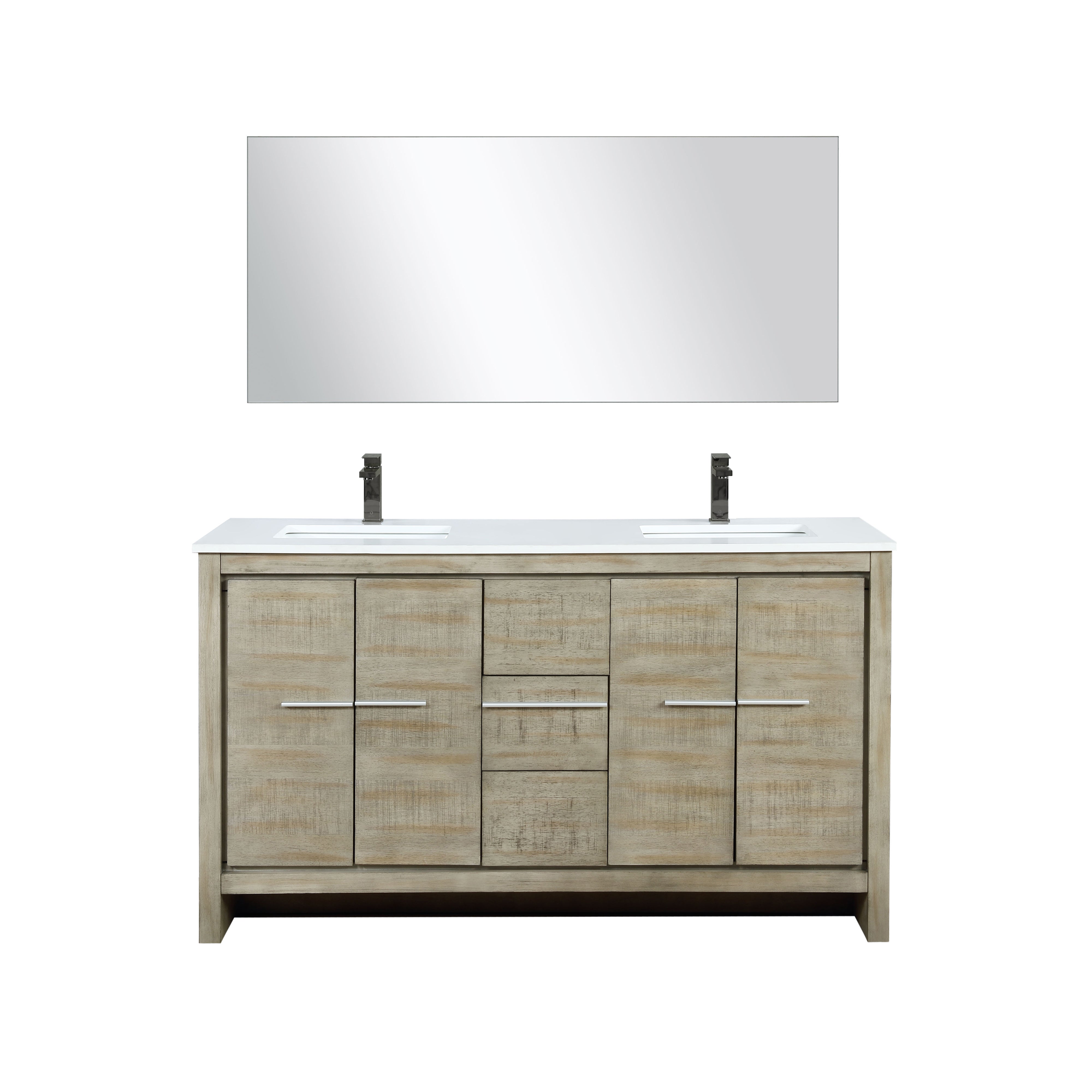 Lexora Lafarre 60 in W x 20 in D Double Bath Vanity