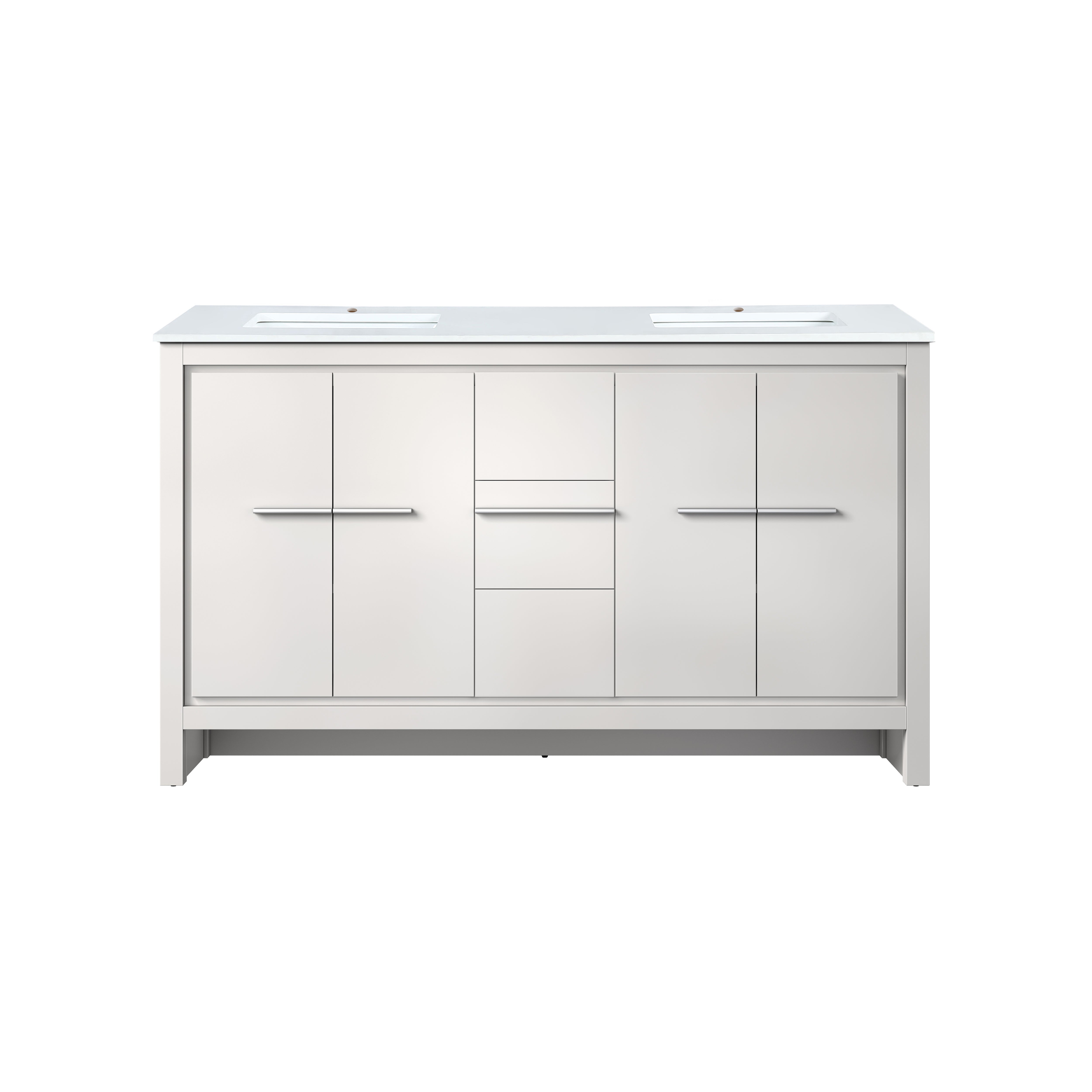 Lexora Lafarre 60 in W x 20 in D Double Bath Vanity