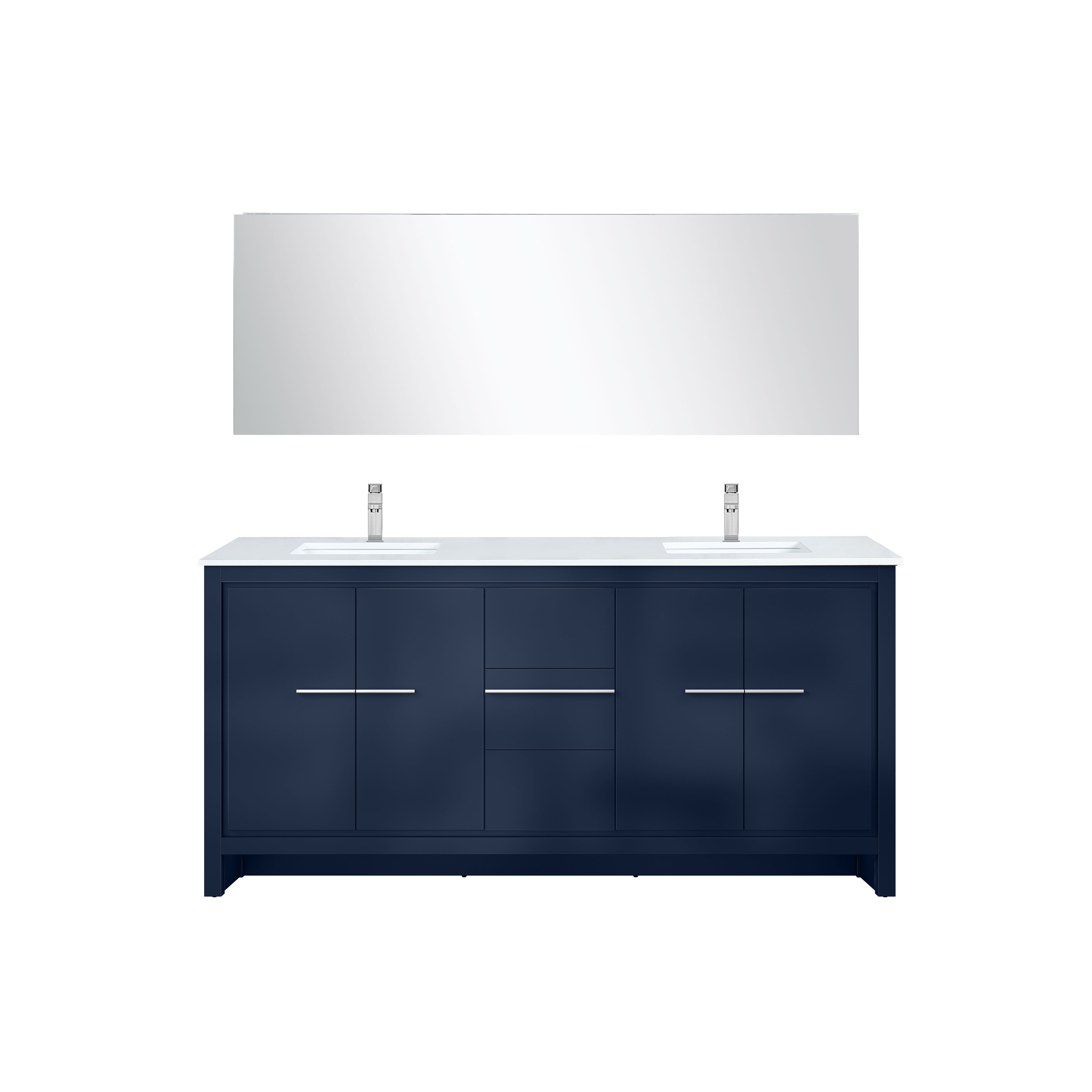 Lexora Lafarre 72 in W x 20 in D Double Bath Vanity