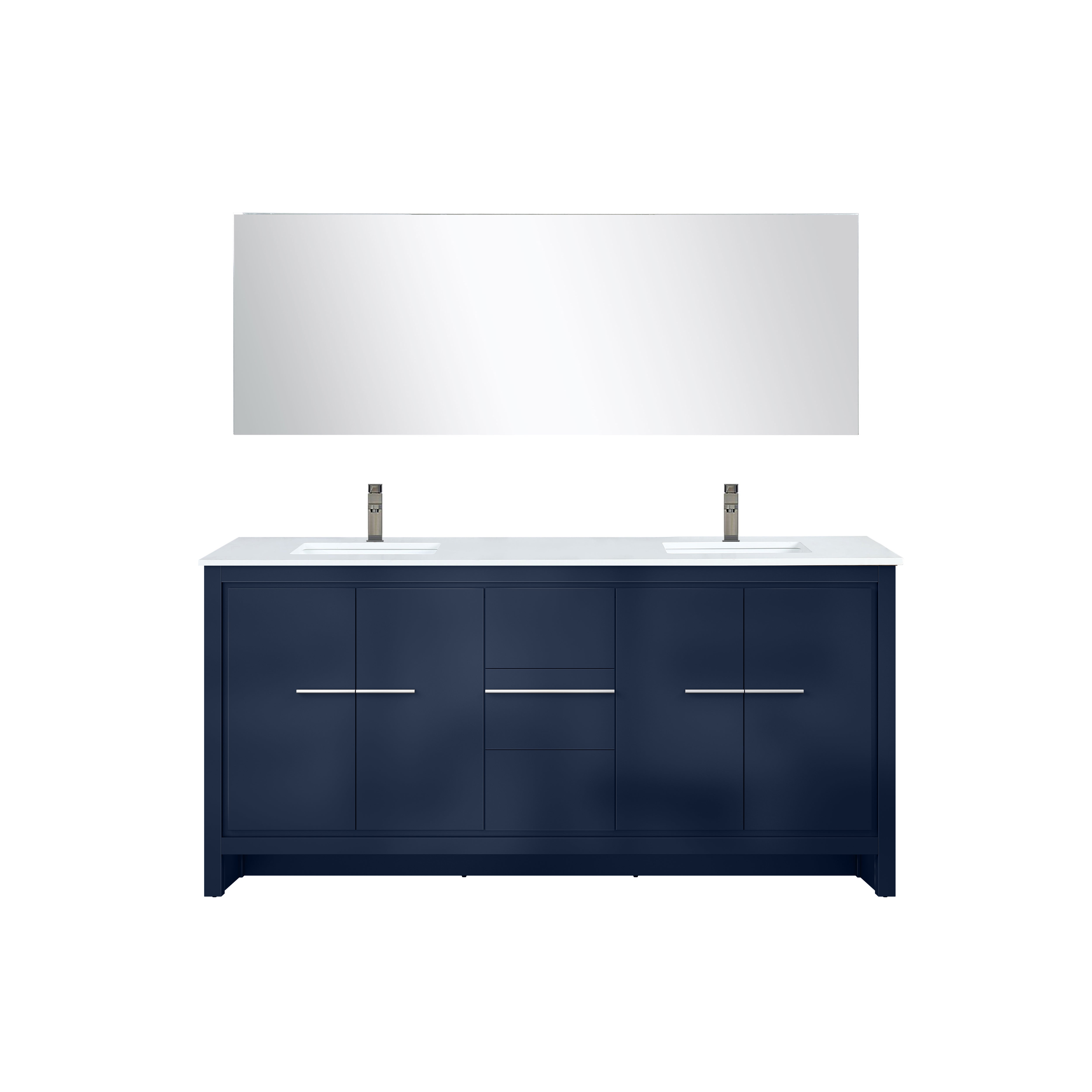 Lexora Lafarre 72 in W x 20 in D Double Bath Vanity