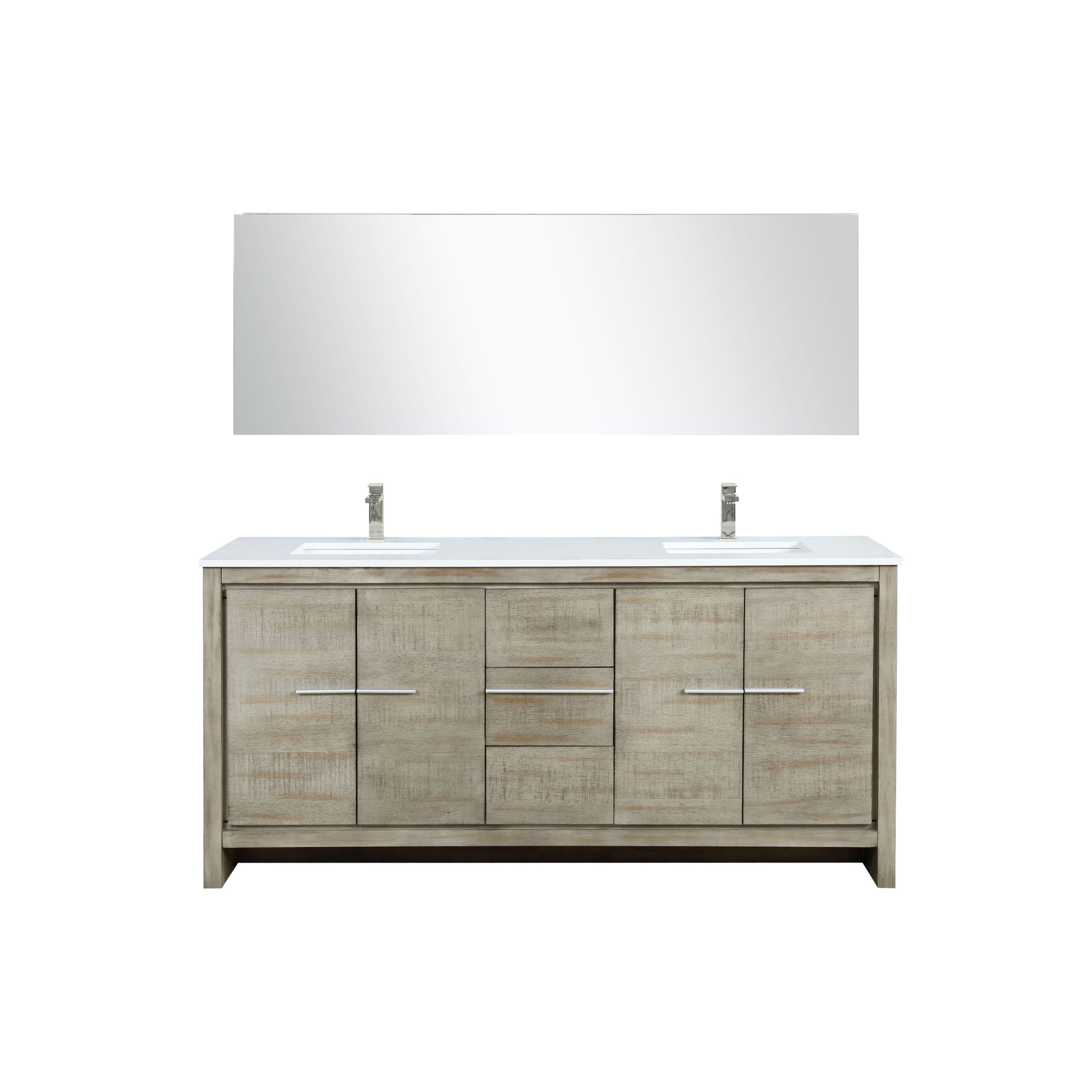 Lexora Lafarre 72 in W x 20 in D Double Bath Vanity