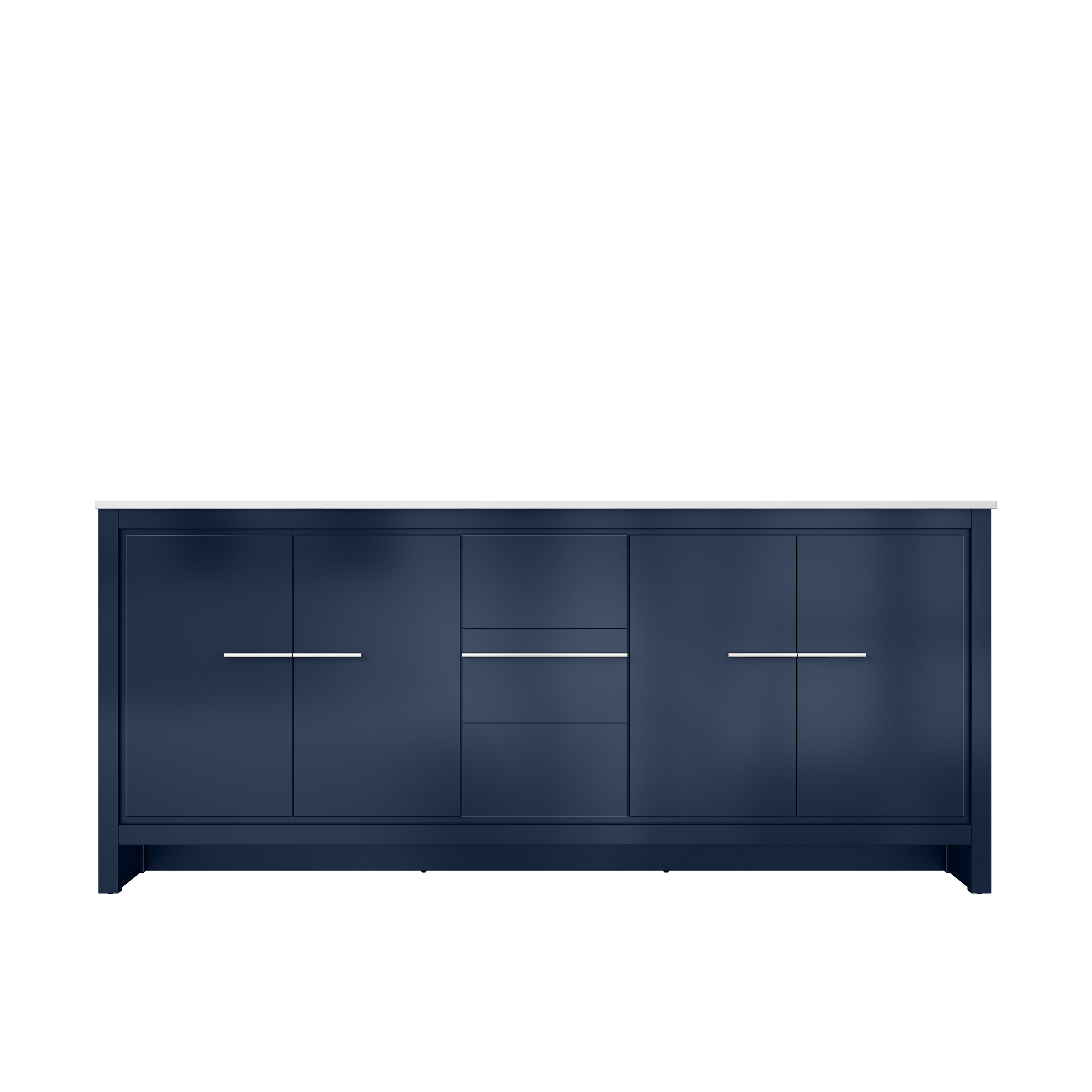 Lexora Lafarre 80 in W x 20 in D Double Bath Vanity