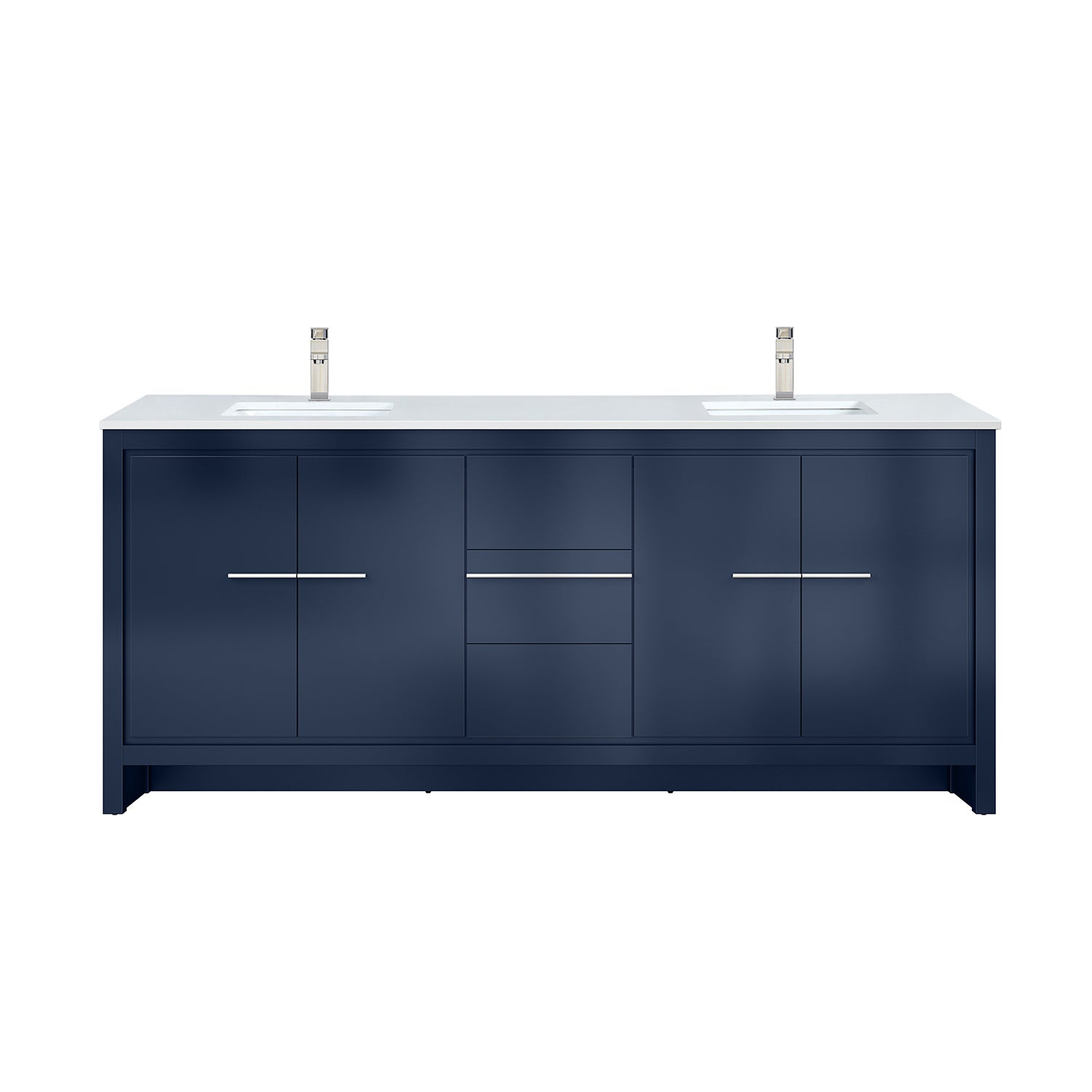 Lexora Lafarre 80 in W x 20 in D Double Bath Vanity