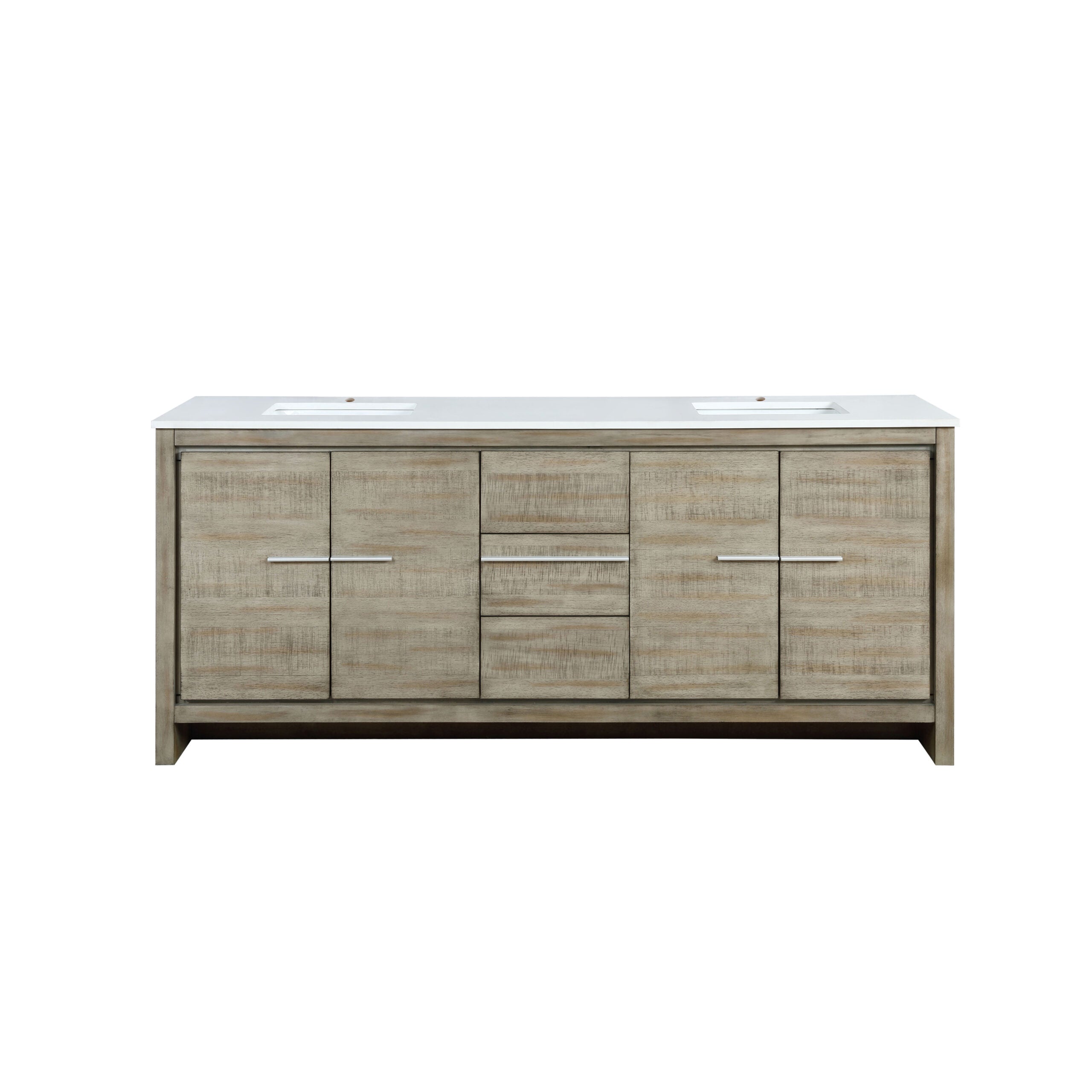 Lexora Lafarre 80 in W x 20 in D Double Bath Vanity