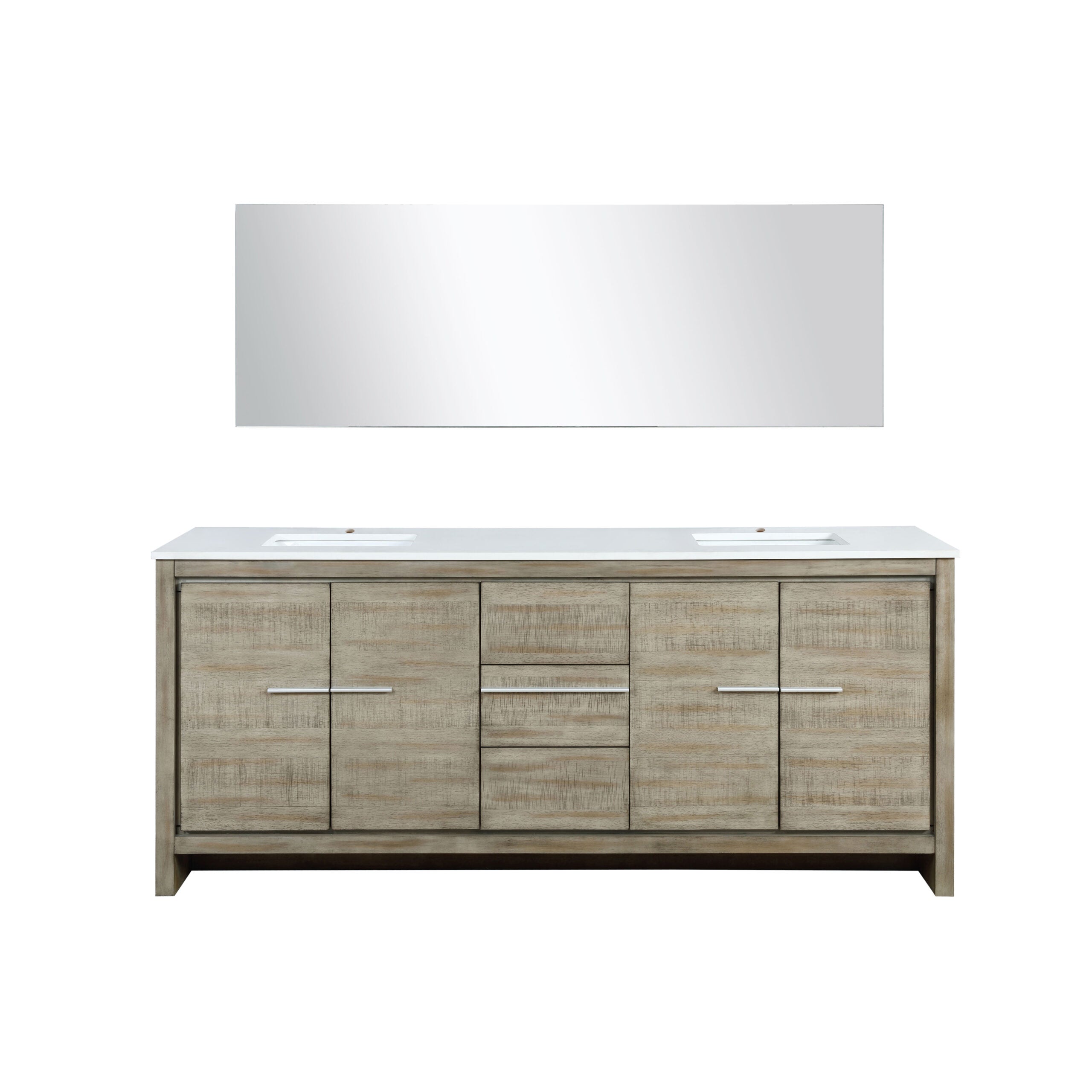 Lexora Lafarre 80 in W x 20 in D Double Bath Vanity
