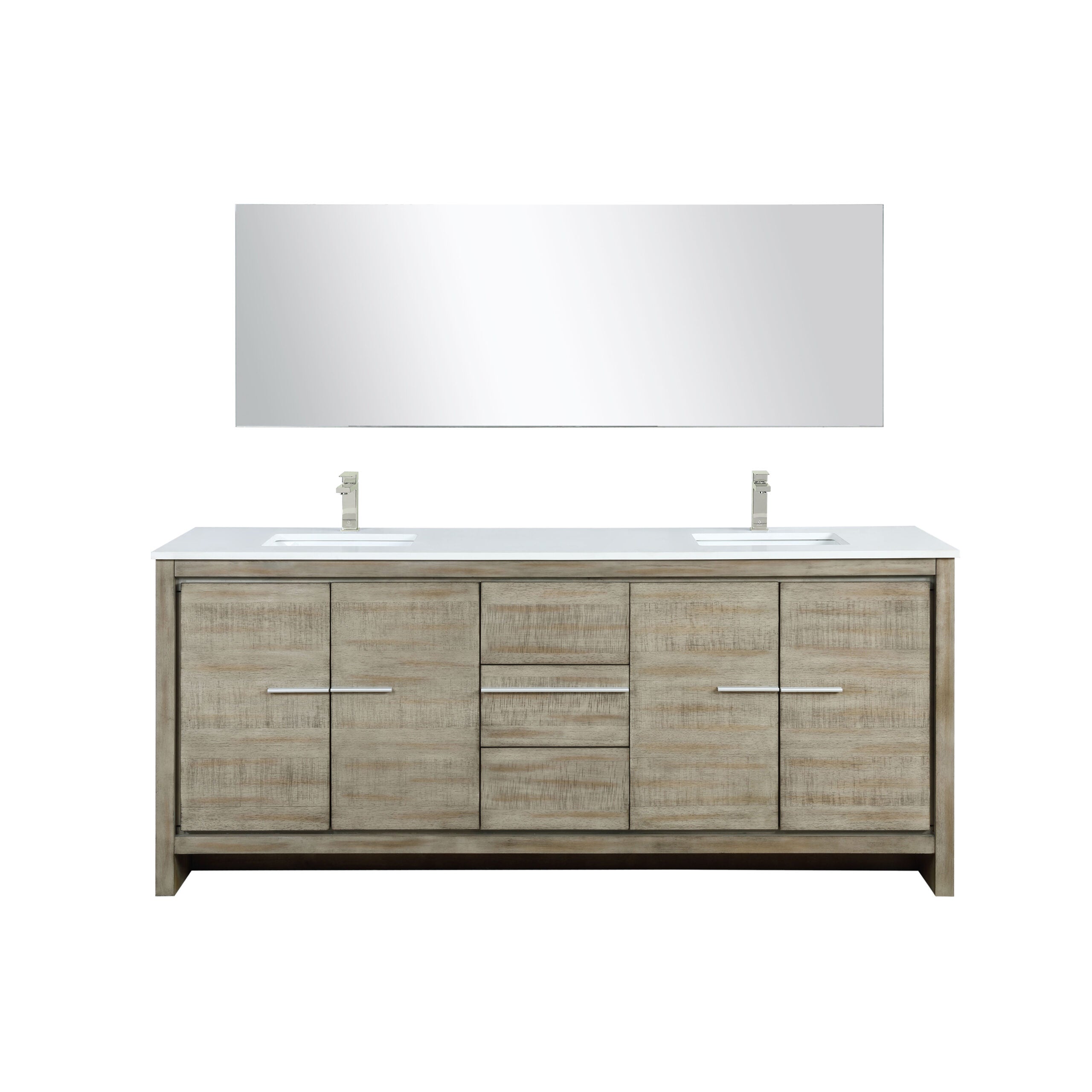 Lexora Lafarre 80 in W x 20 in D Double Bath Vanity