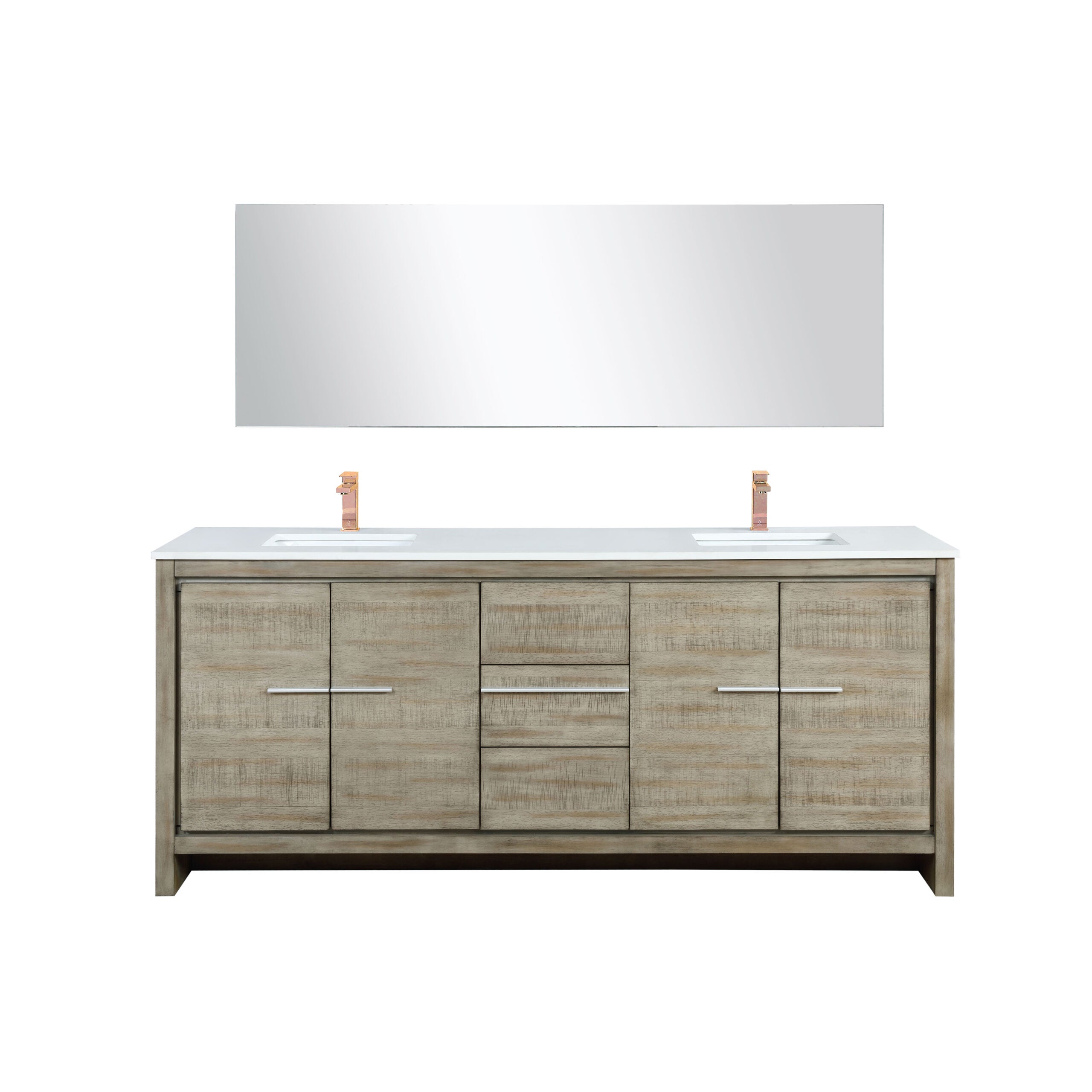 Lexora Lafarre 80 in W x 20 in D Double Bath Vanity