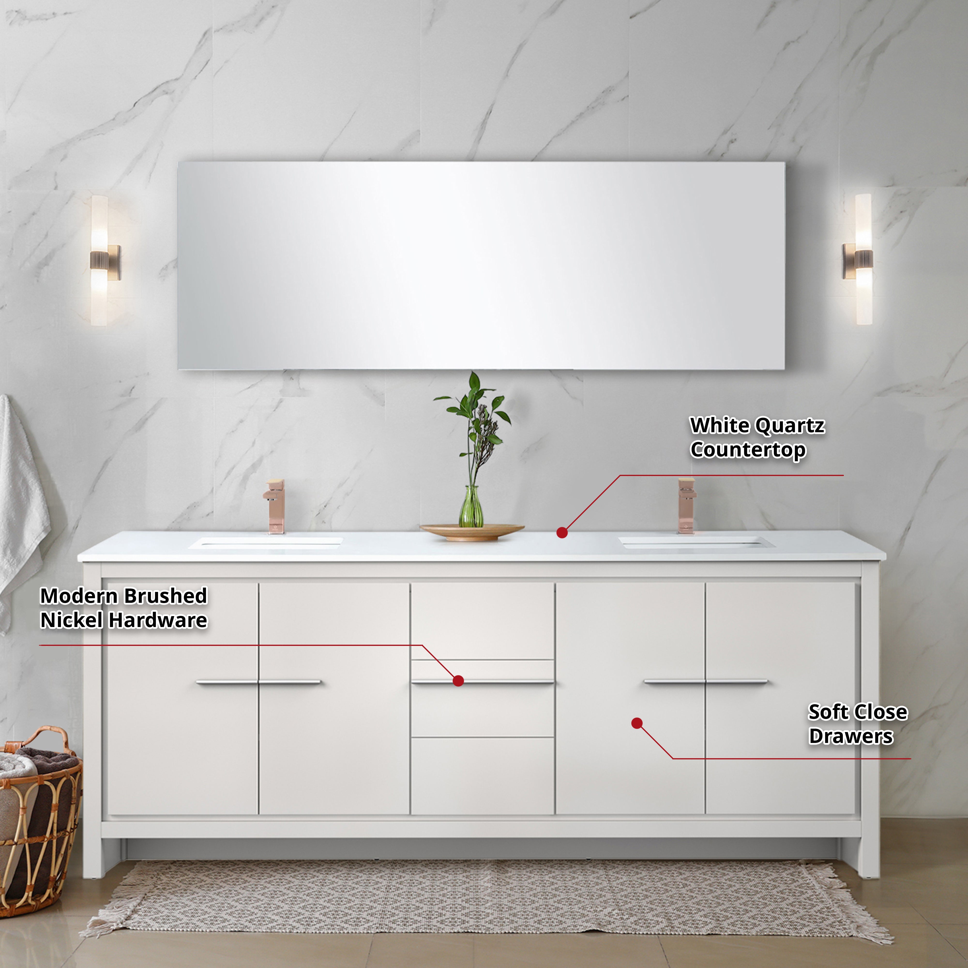white vanity