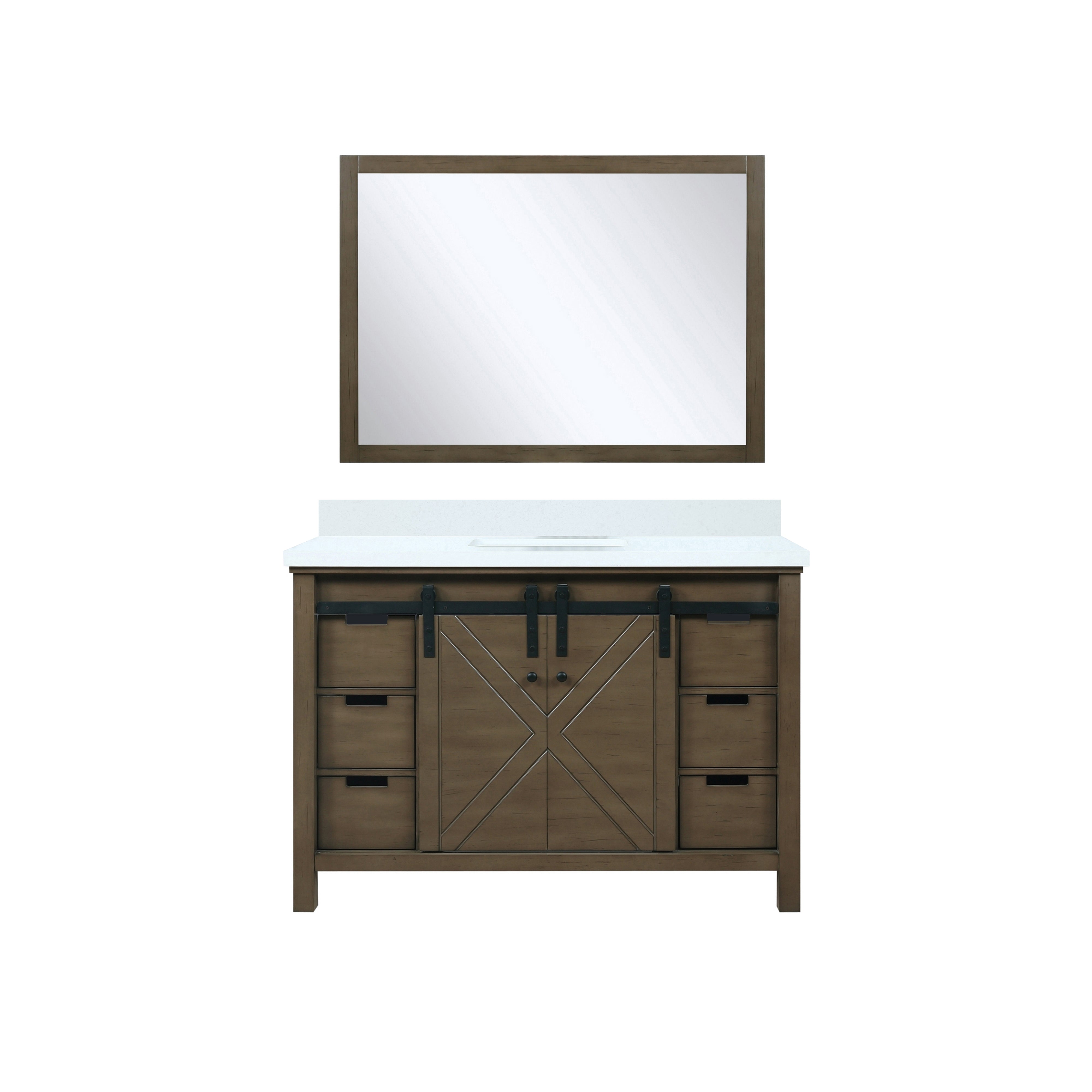 Lexora Marsyas 48 in W x 22 in D Bath Vanity