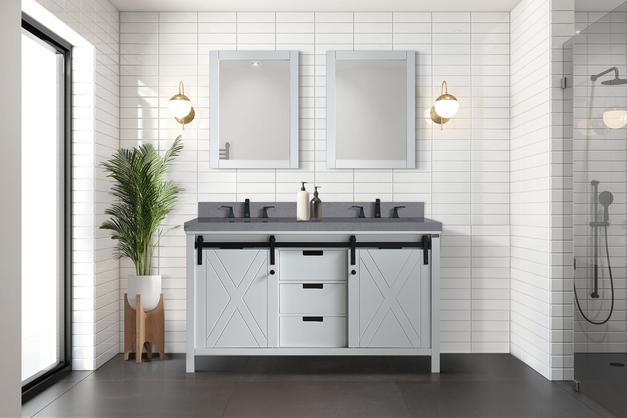 white vanity