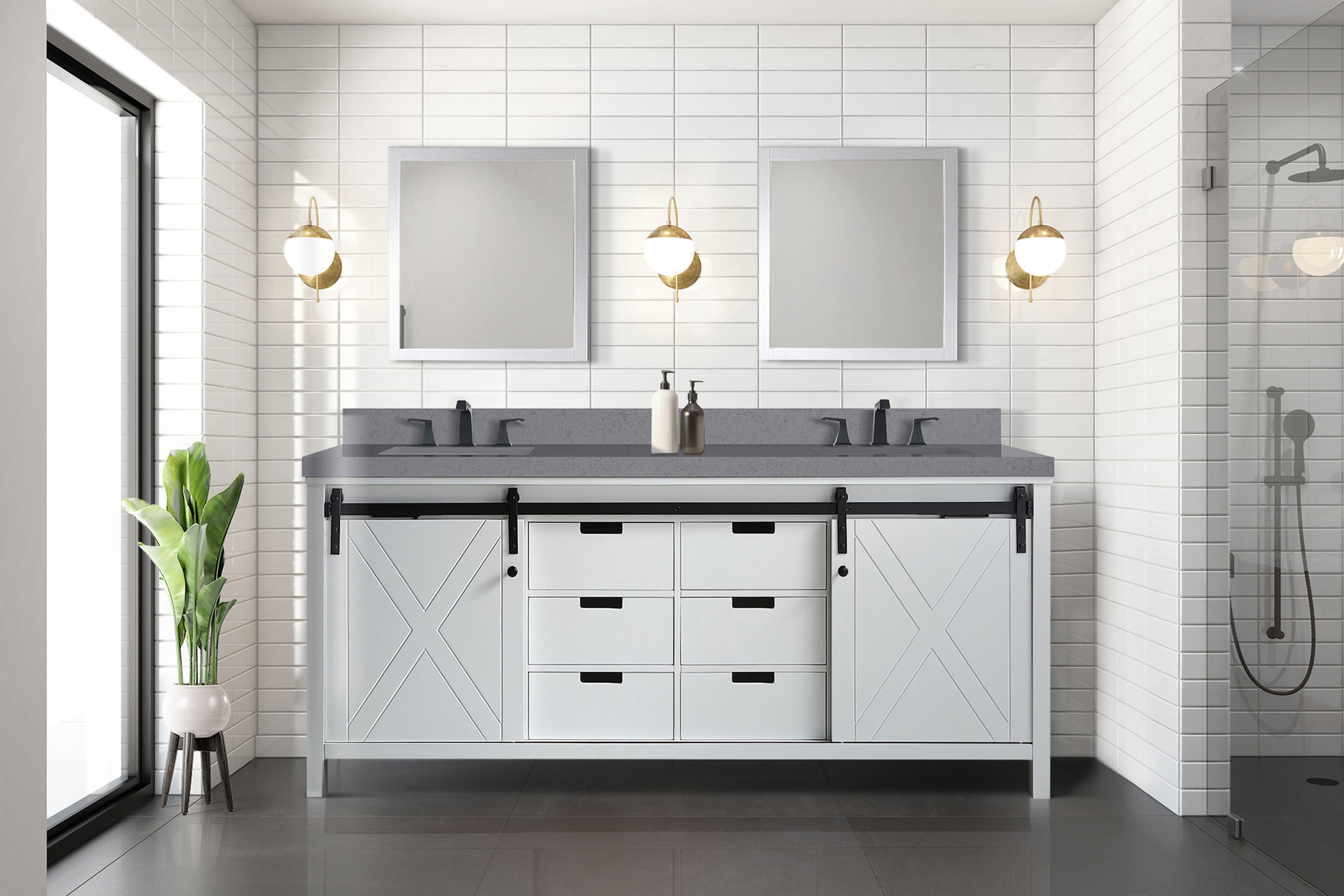 white vanity