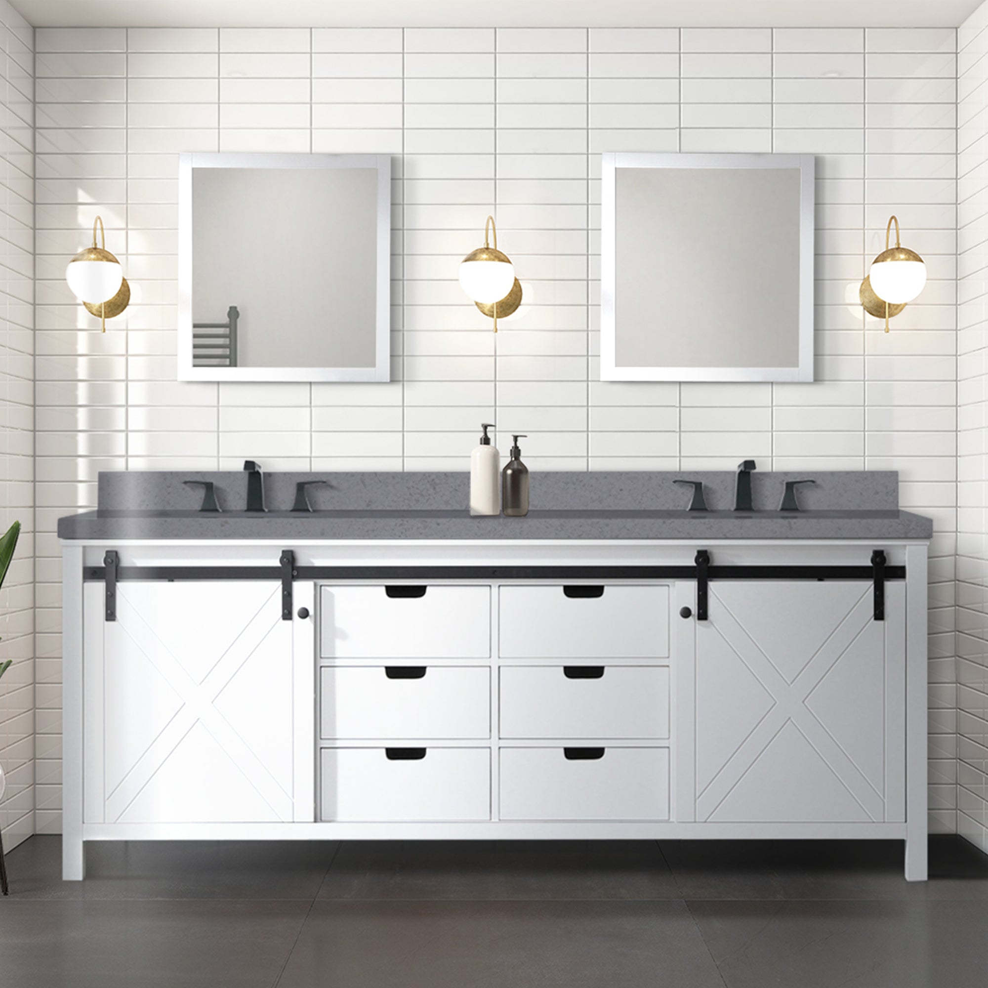 white vanity