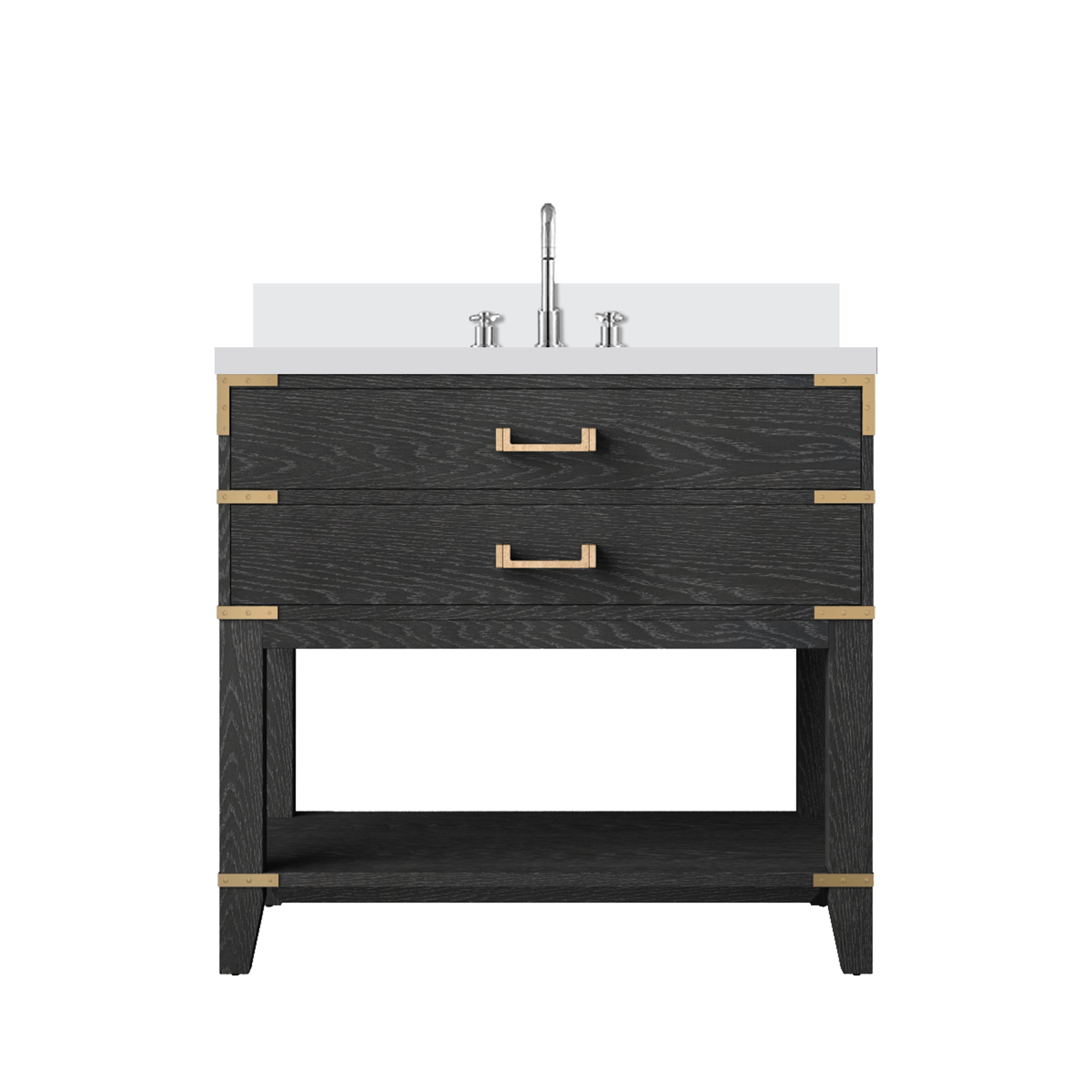 Lexora Norwalk 36 in W x 22 in D Single Bath Vanity