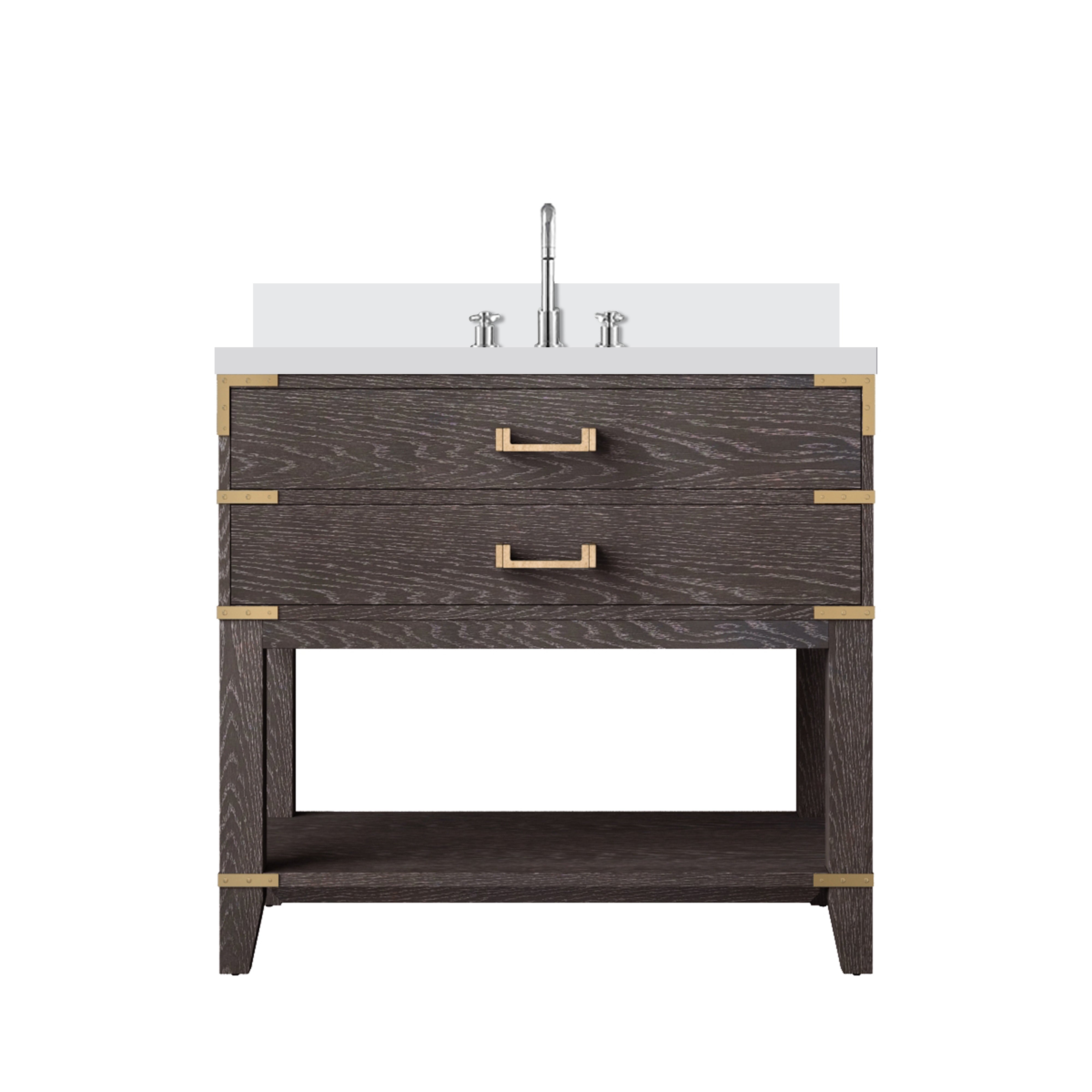 Lexora Norwalk 36 in W x 22 in D Single Bath Vanity