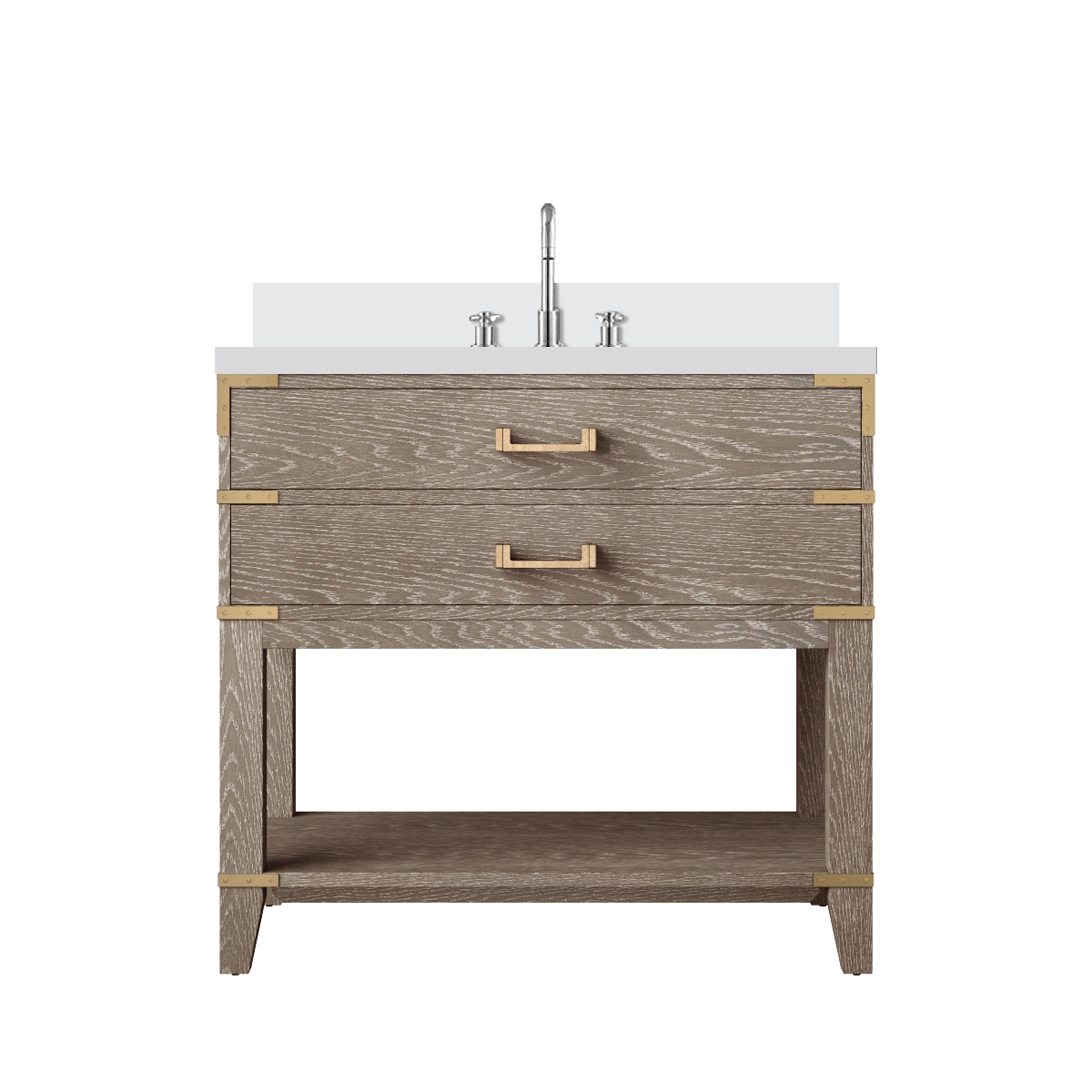 Lexora Norwalk 36 in W x 22 in D Single Bath Vanity