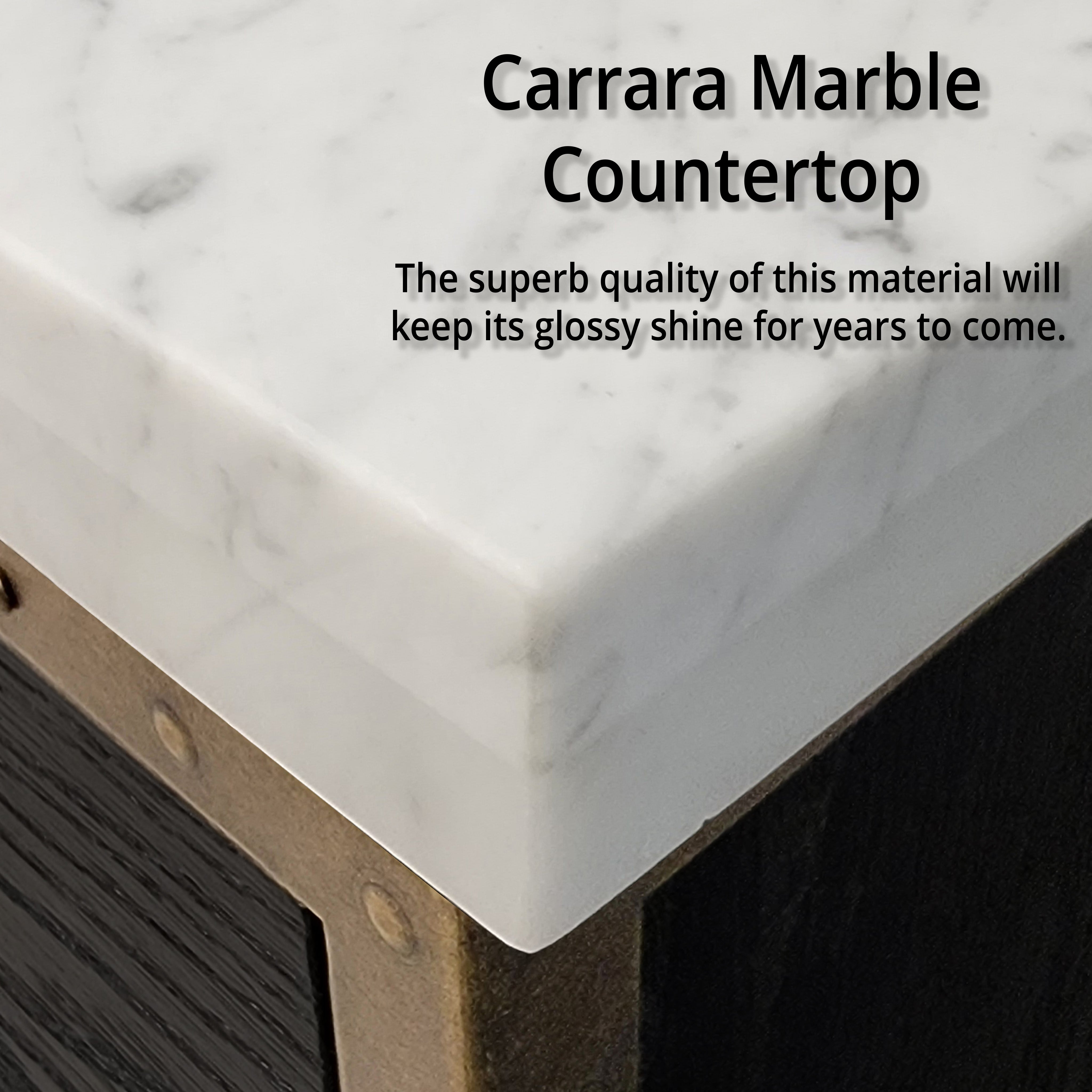 black oak vanity