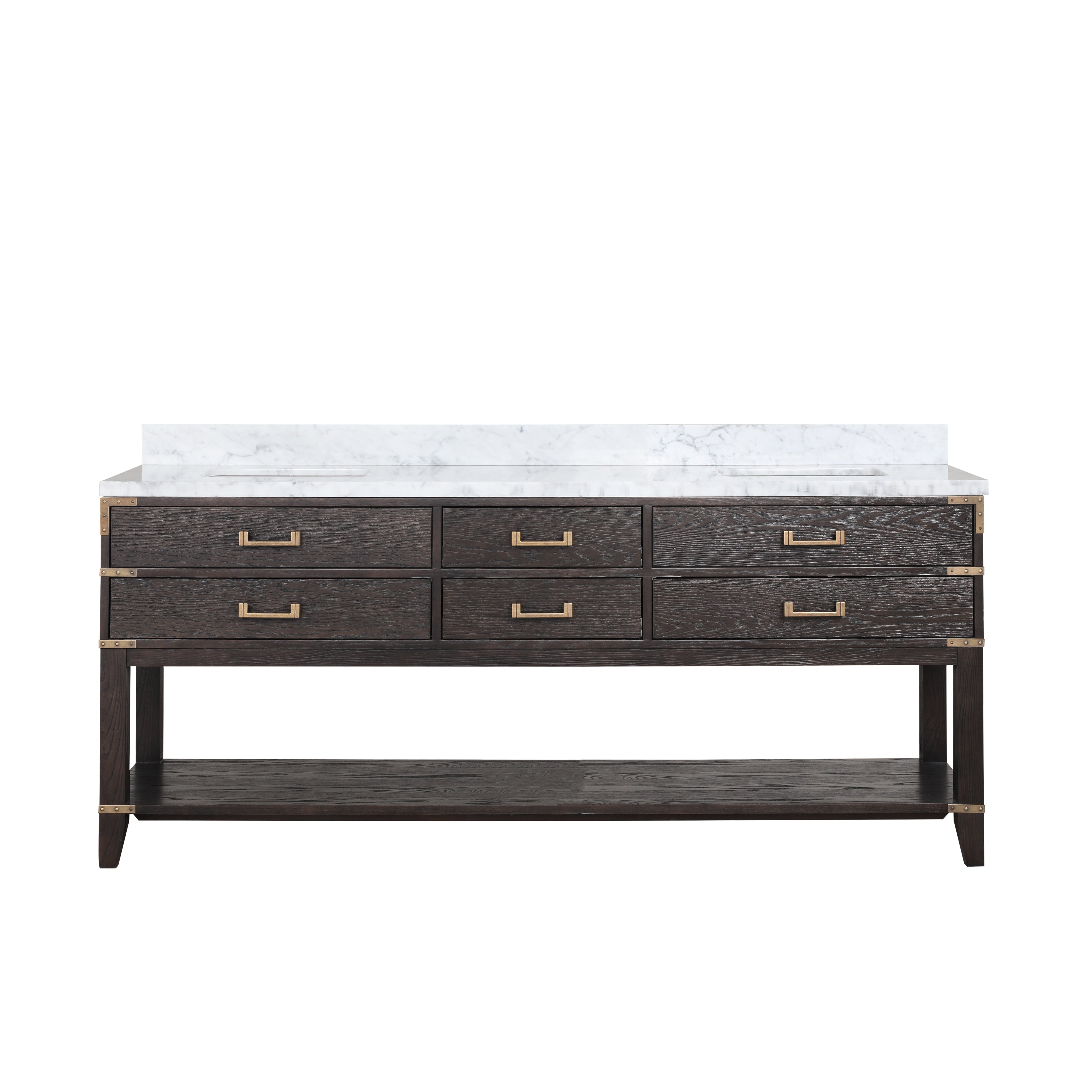 Lexora Norwalk 80 in W x 22 in D Double Bath Vanity