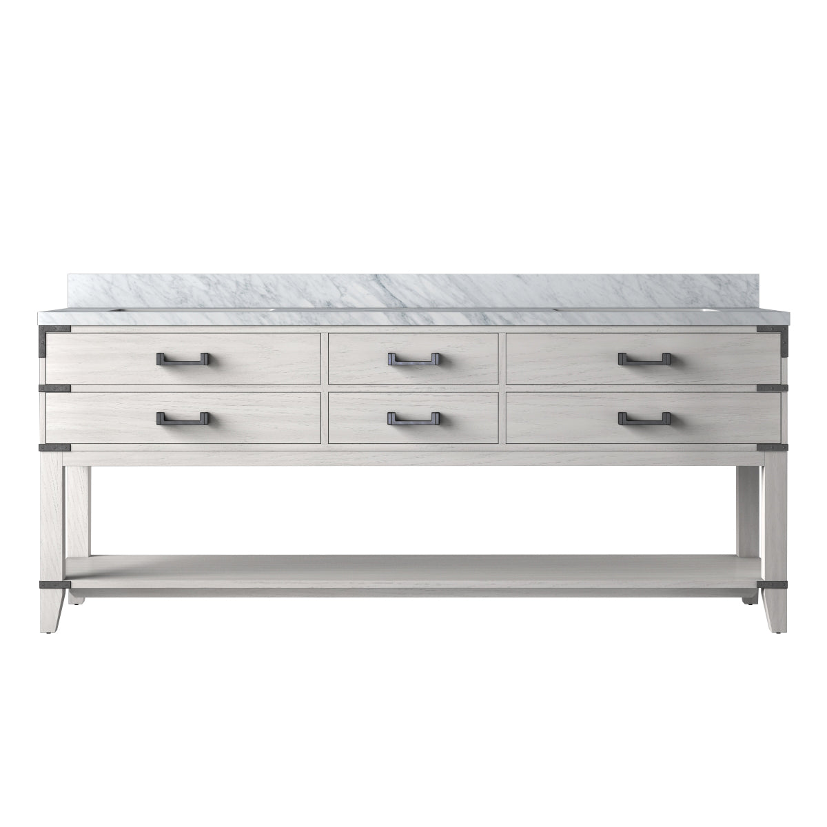 Lexora Norwalk 80 in W x 22 in D Double Bath Vanity