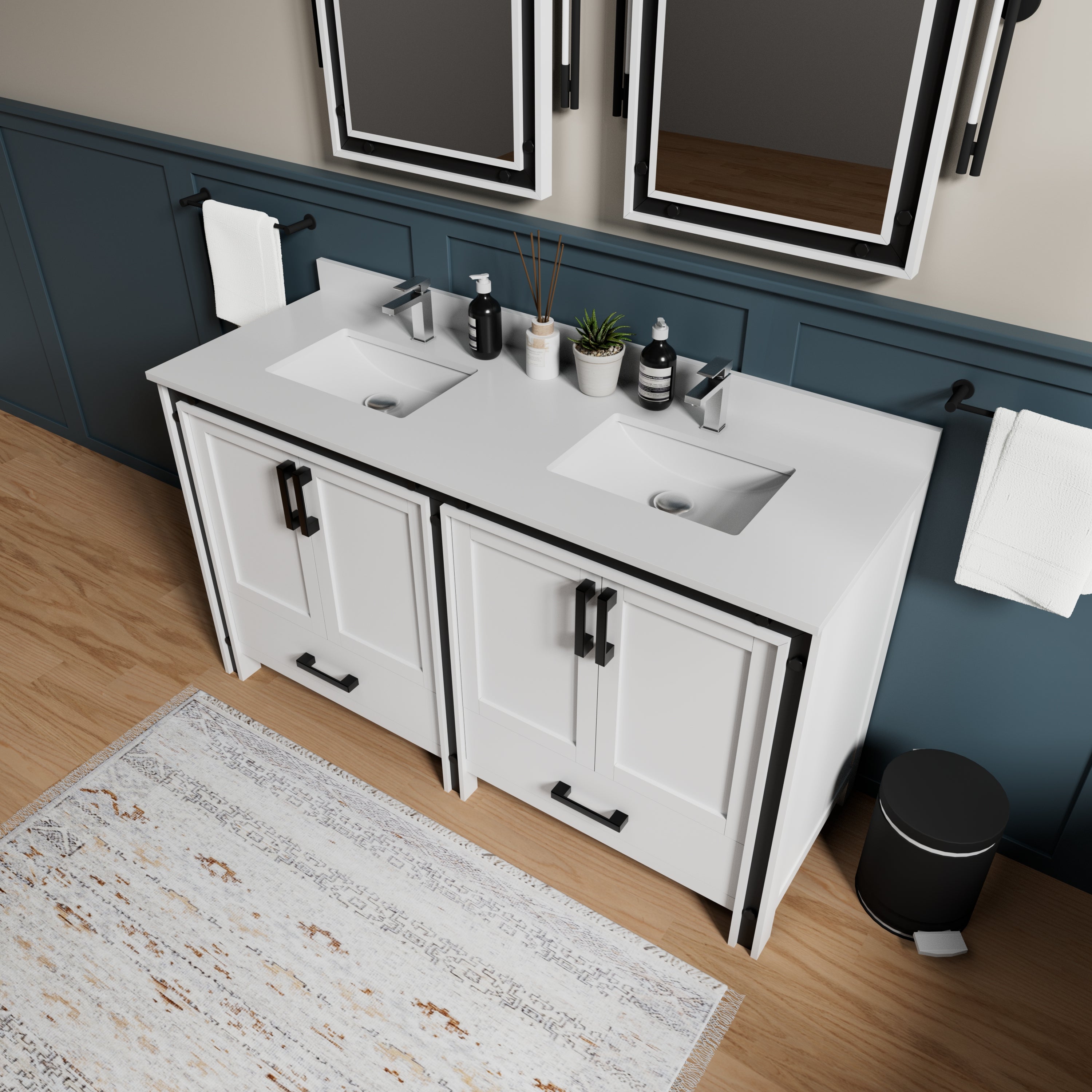white vanity