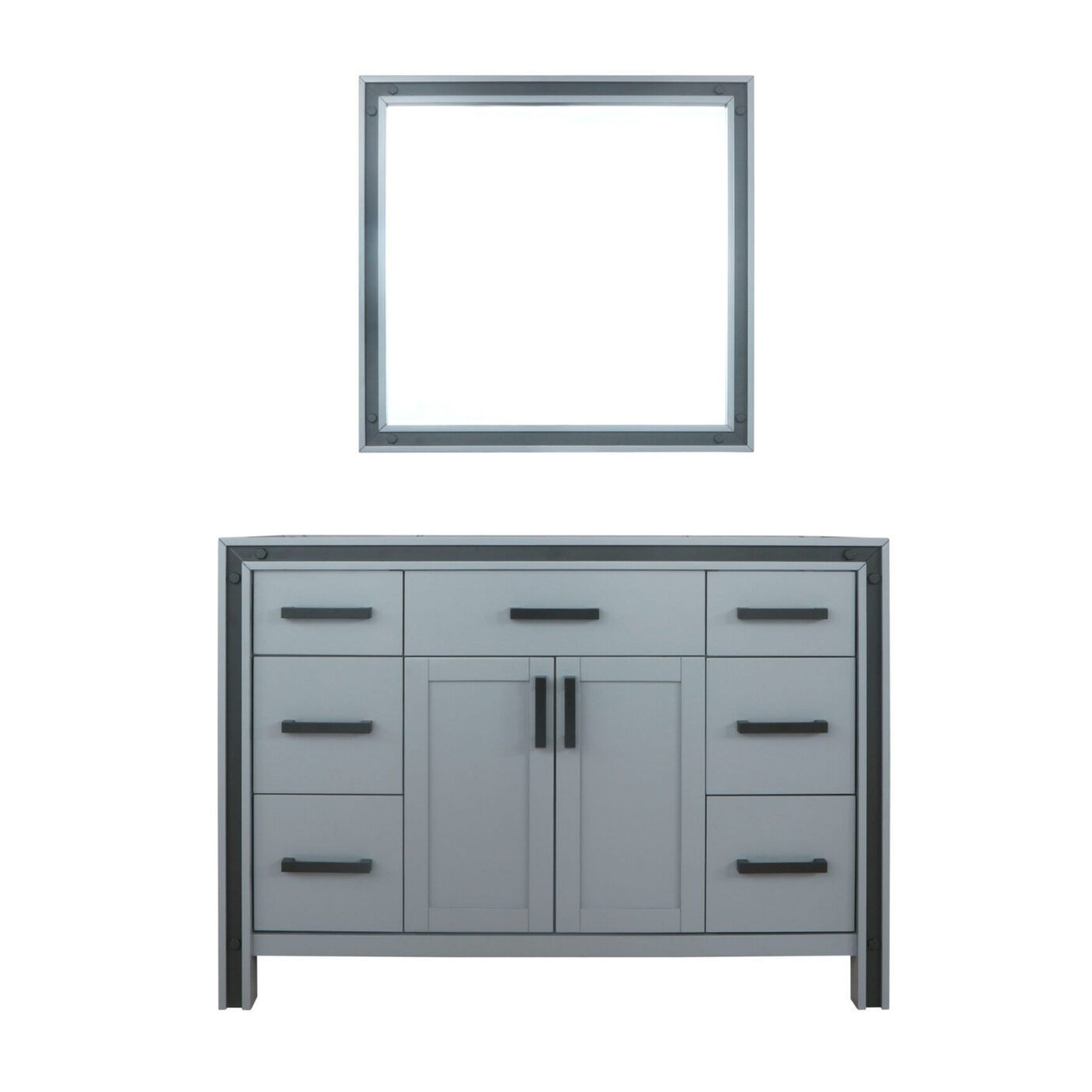 Lexora Ziva 48 in W x 22 in D Bath Vanity