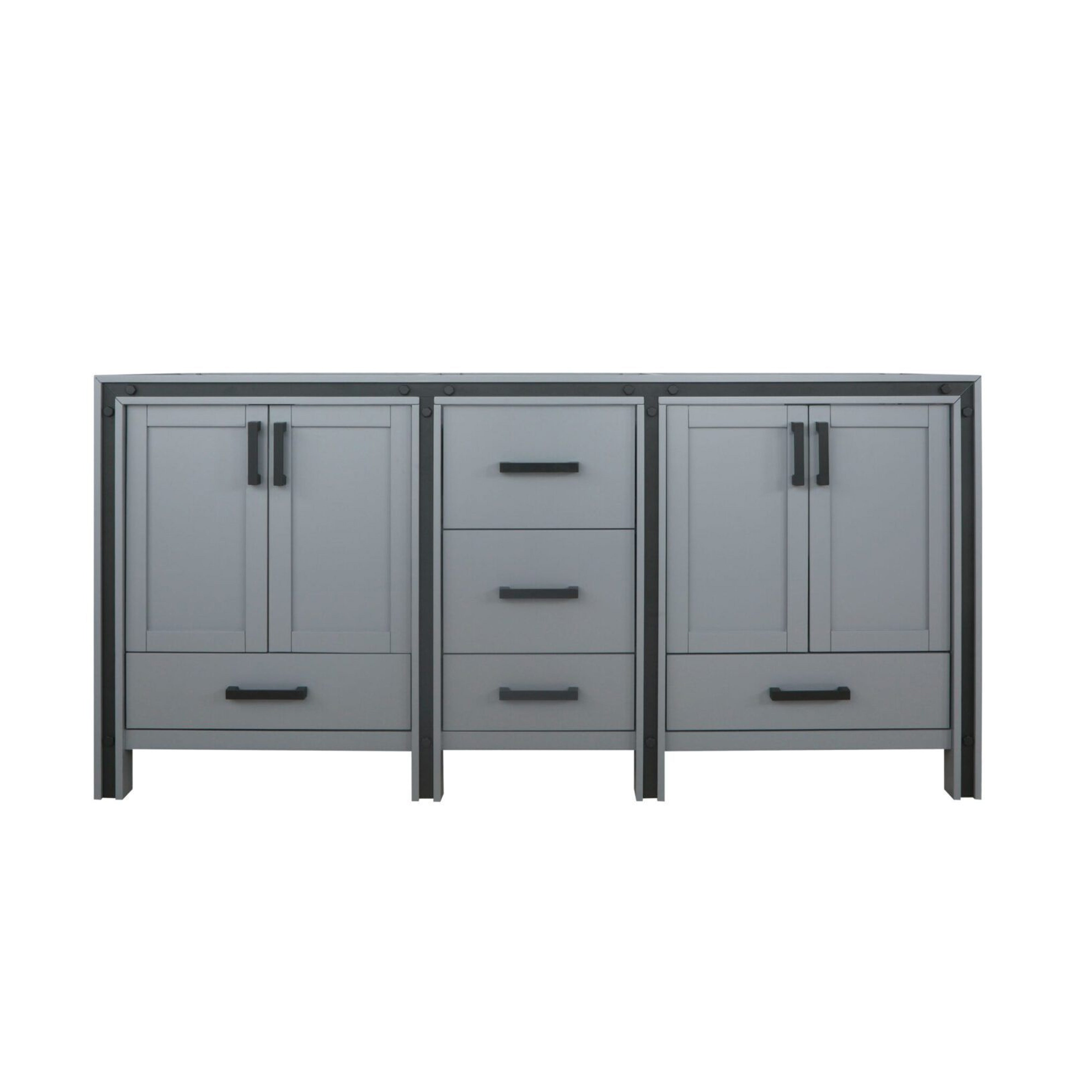 Lexora Ziva 72 in W x 22 in D Double Bath Vanity