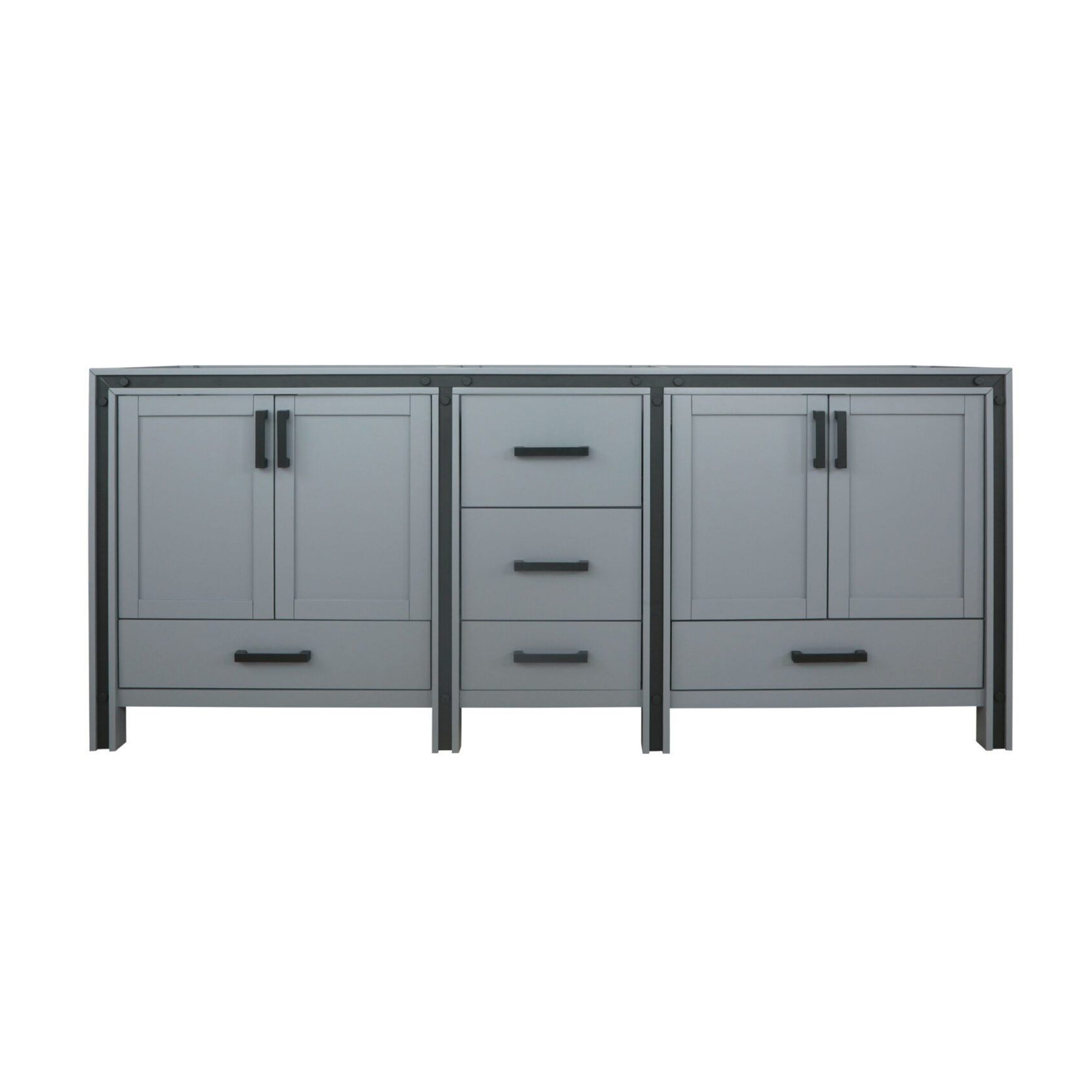 Lexora Ziva 80 in W x 22 in D Double Bath Vanity