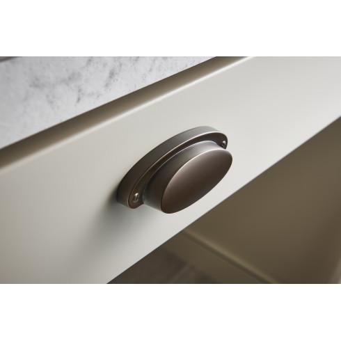 pewter antique cup pull