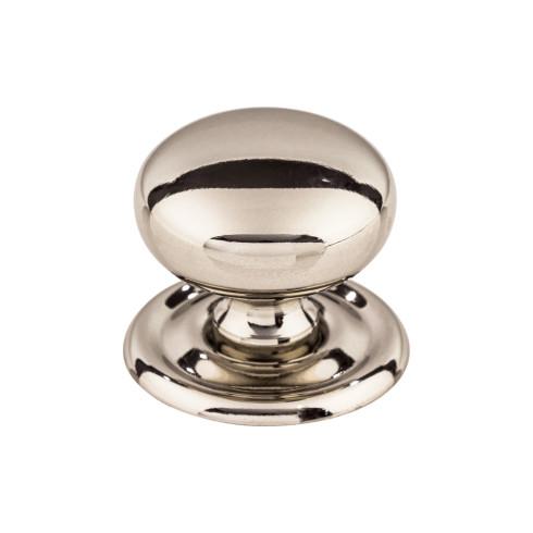 Top Knobs Victoria Knob 1 1/4 Inch w/Backplate