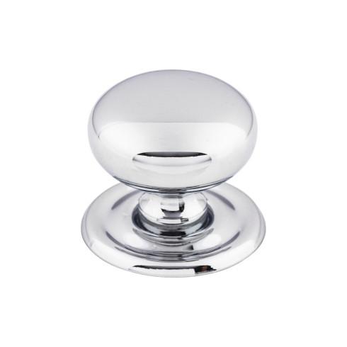 Top Knobs Victoria Knob 1 1/4 Inch w/Backplate