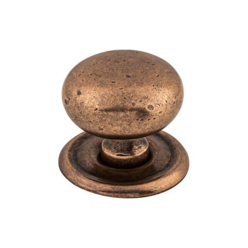 Top Knobs Victoria Knob 1 1/4 Inch w/Backplate