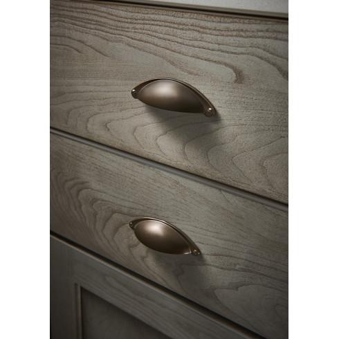 polished chrome cup pull