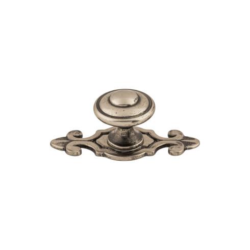 Top Knobs Canterbury Knob 1 1/4 Inch w/Backplate