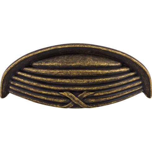 Top Knobs Ribbon & Reed Cup Pull 3 Inch (c-c)